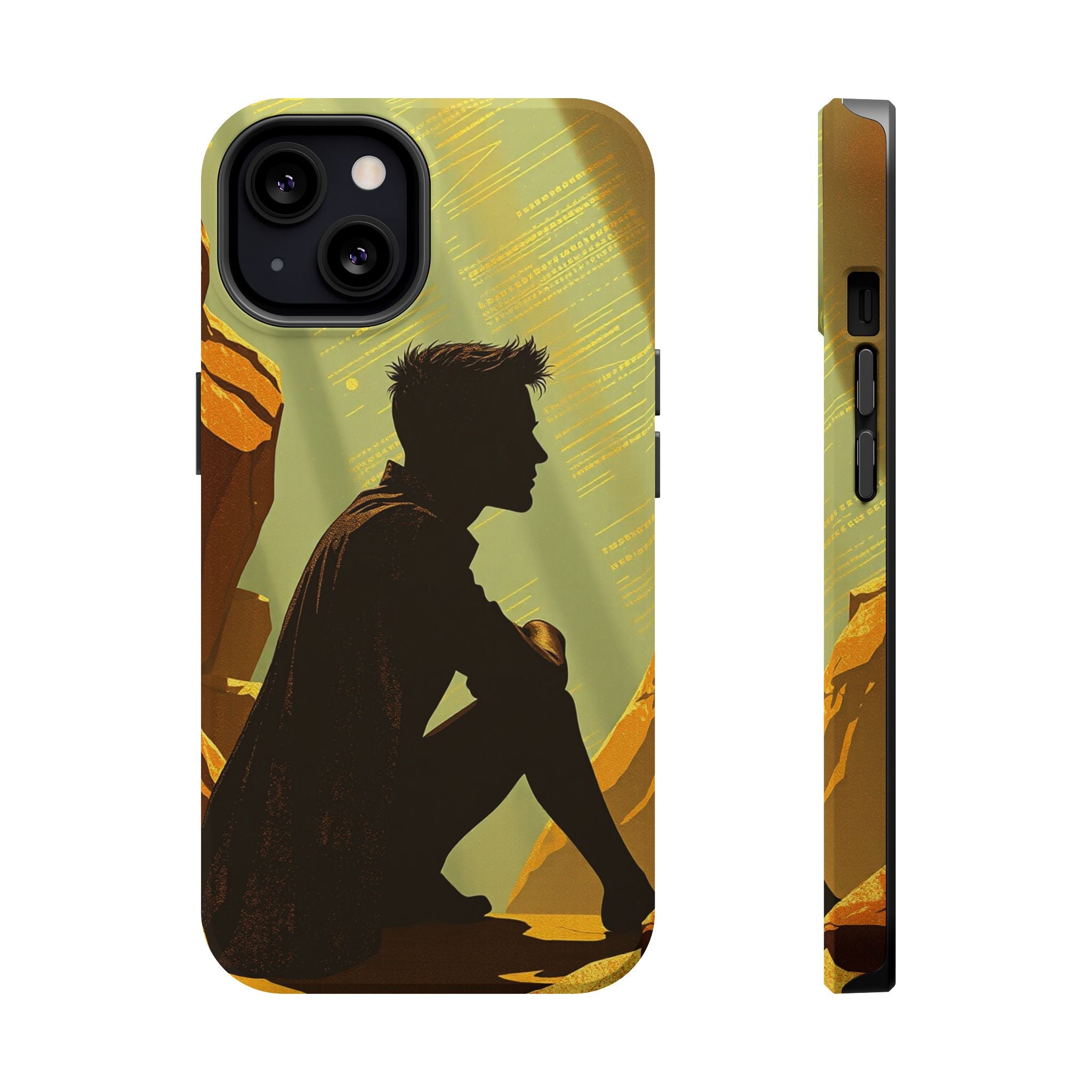 iPhone Mustard And Rust Overthinking Again Slim Everyday Designer Case · iPhone