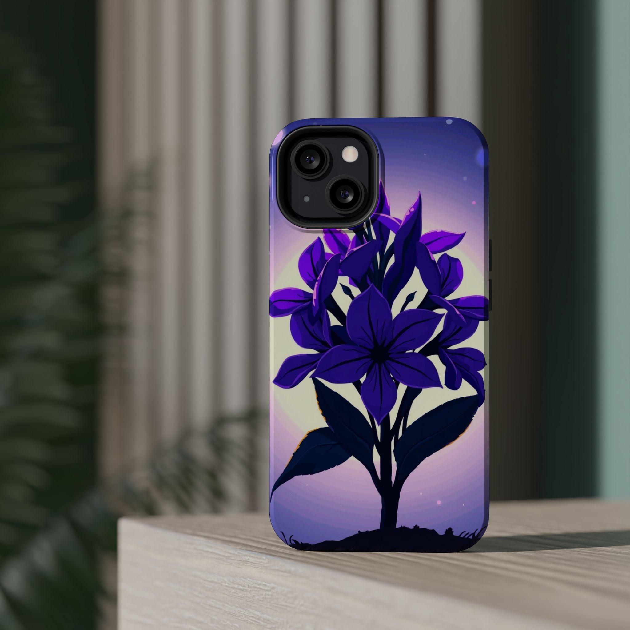 iPhone Floral Crown Mystic Art 13 Bold Modern Everyday Snap Case · iPhone Case