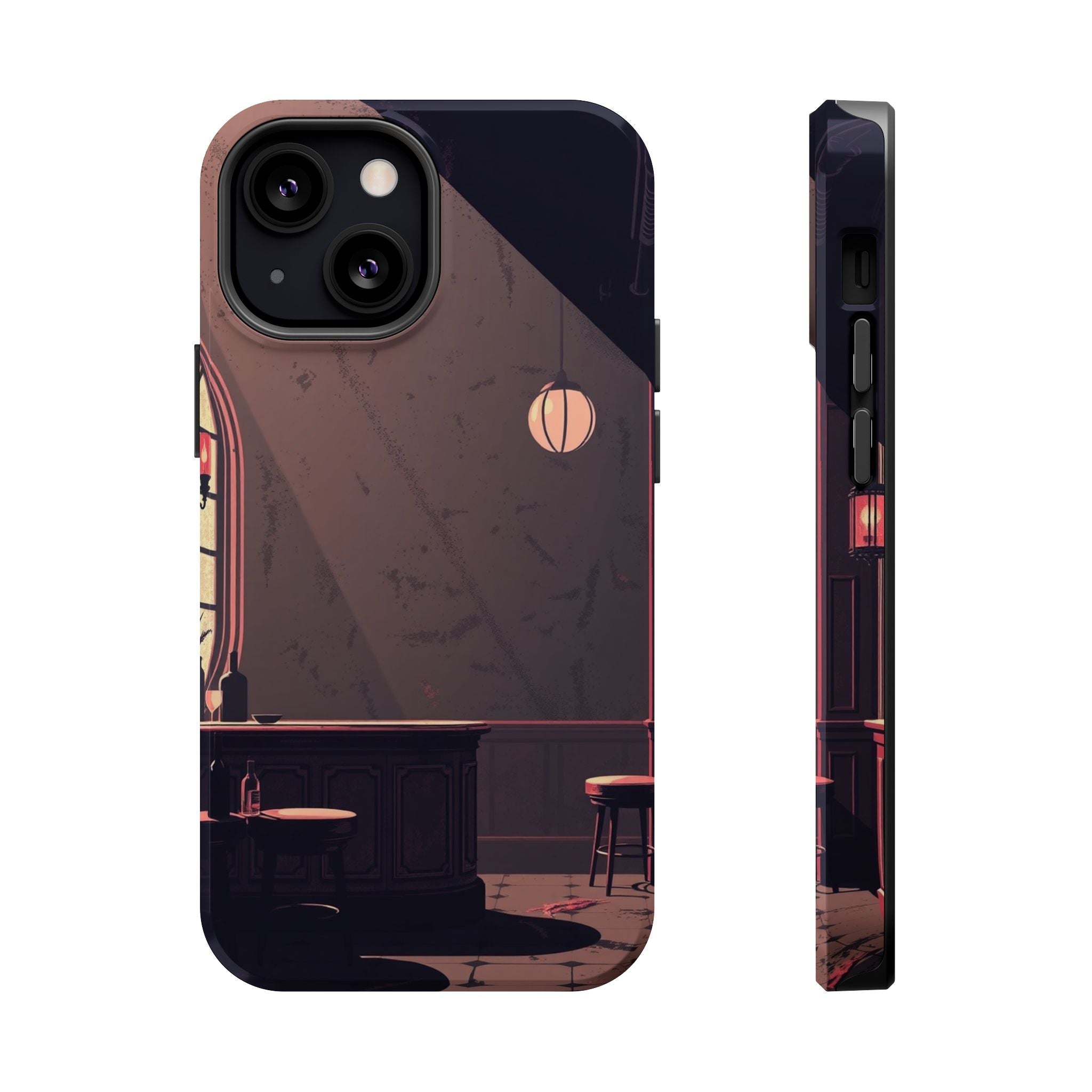 iPhone Speakeasy Dark Grunge Distressed Slim Everyday Designer Case · iPhone Cas