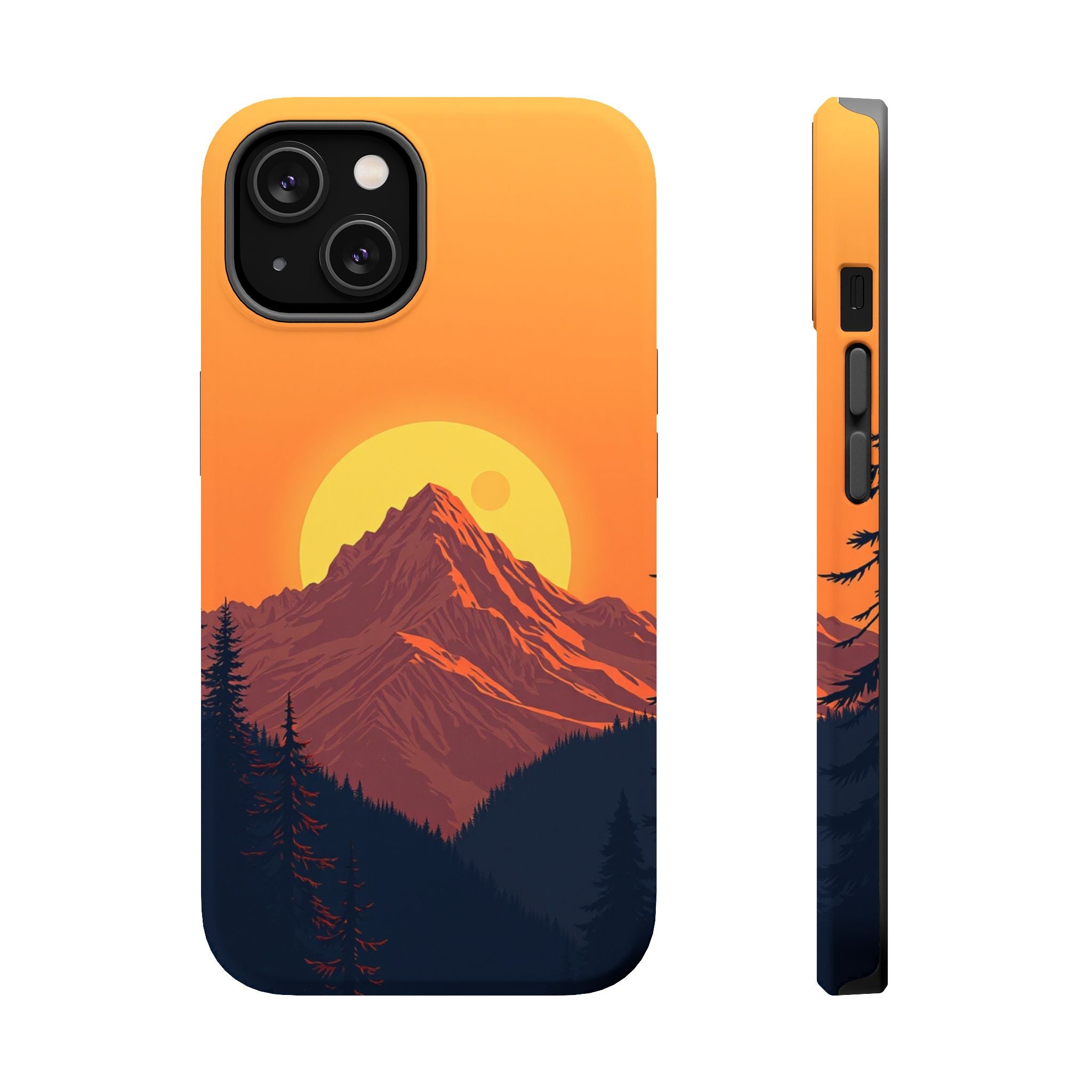 iPhone Vibrant Mountain at Sunrise Design Slim iPhone 19 Everyday · iPhone Case