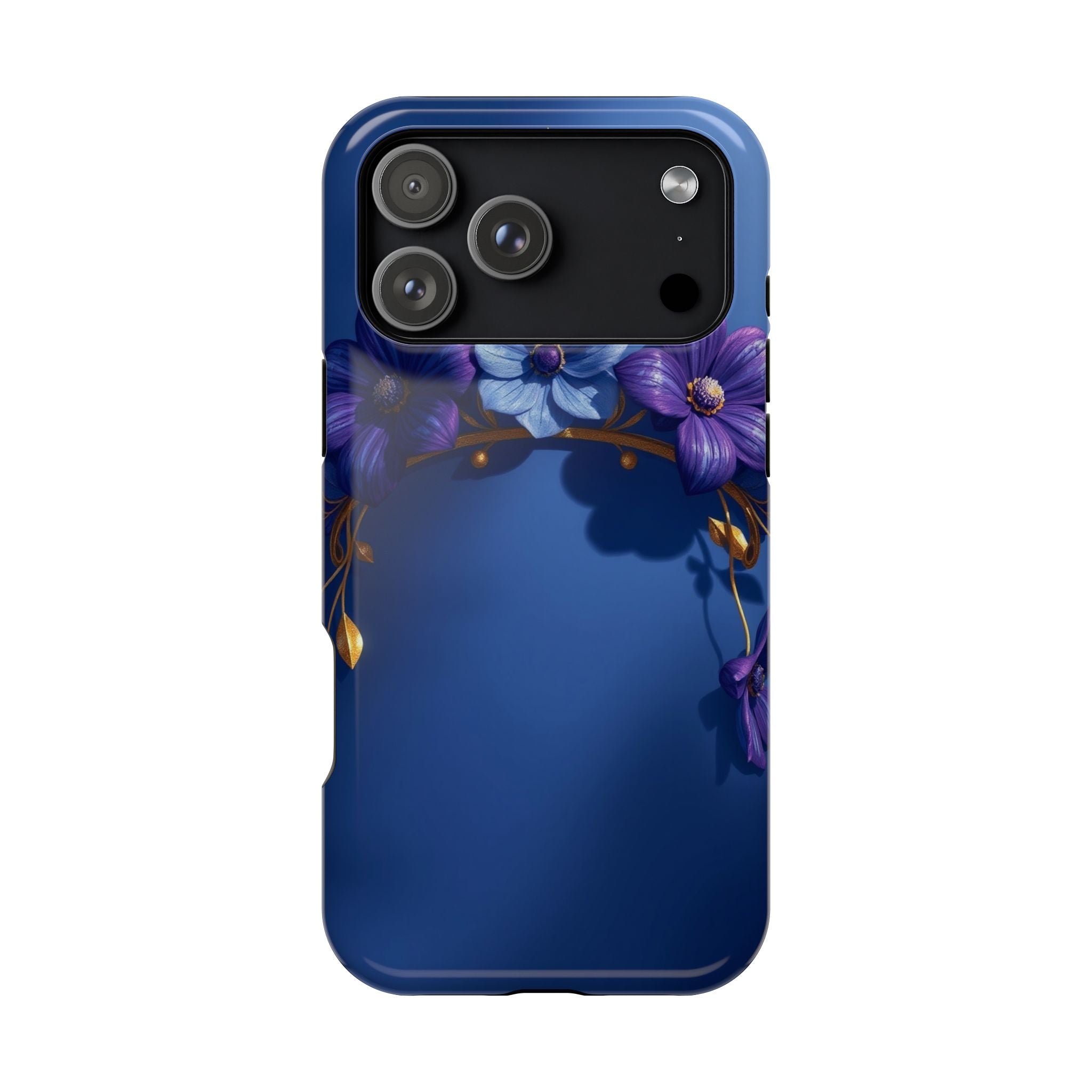 iPhone Vibrant Floral Crown Design 14 Slim Everyday Designer Case · iPhone Case