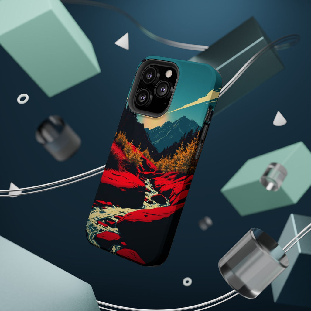 iPhone Earthy Spring Creek Design Bold Modern Everyday Snap Case · iPhone Case