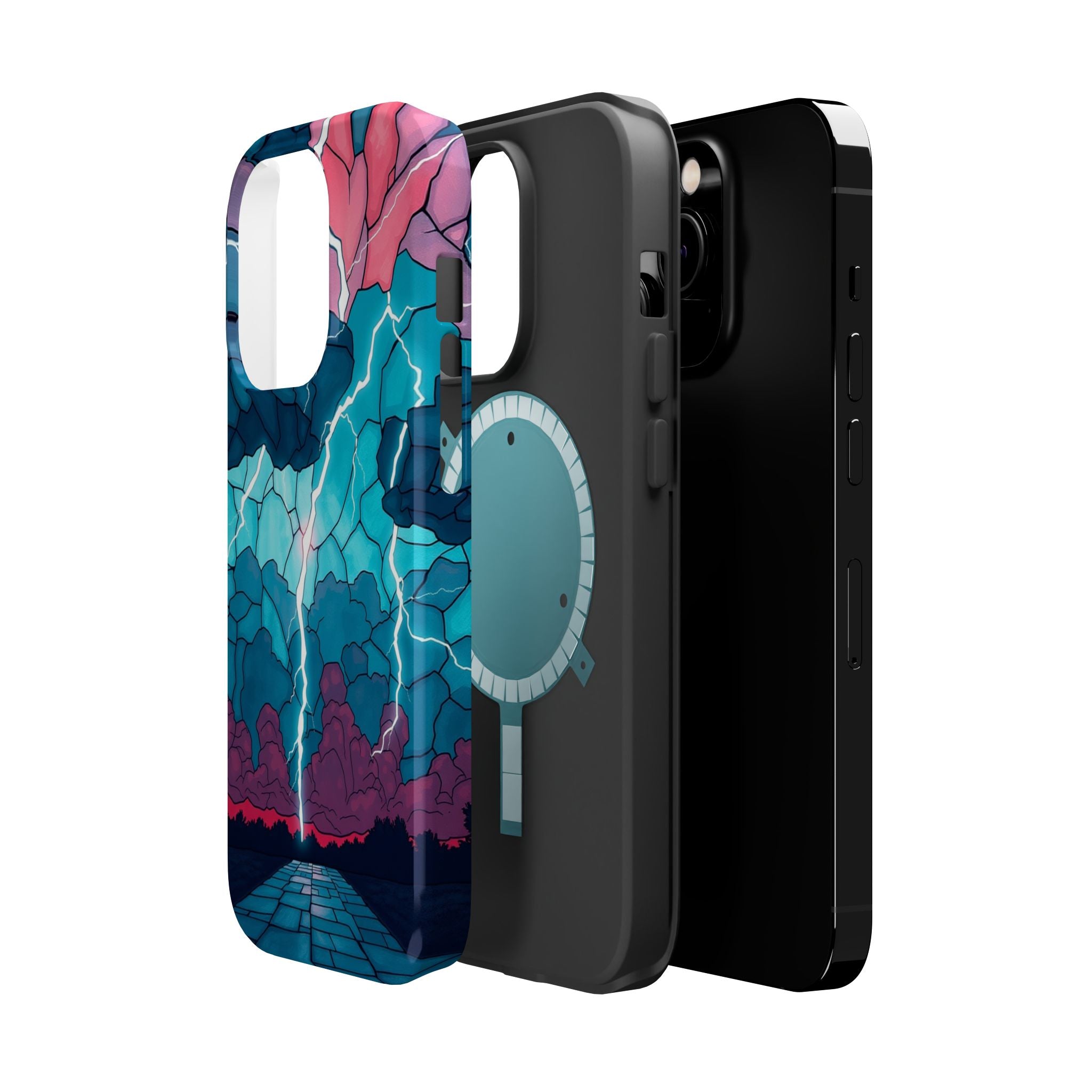 iPhone Earthy Thunderstorm Sky Design Slim Everyday Designer Case · iPhone Case