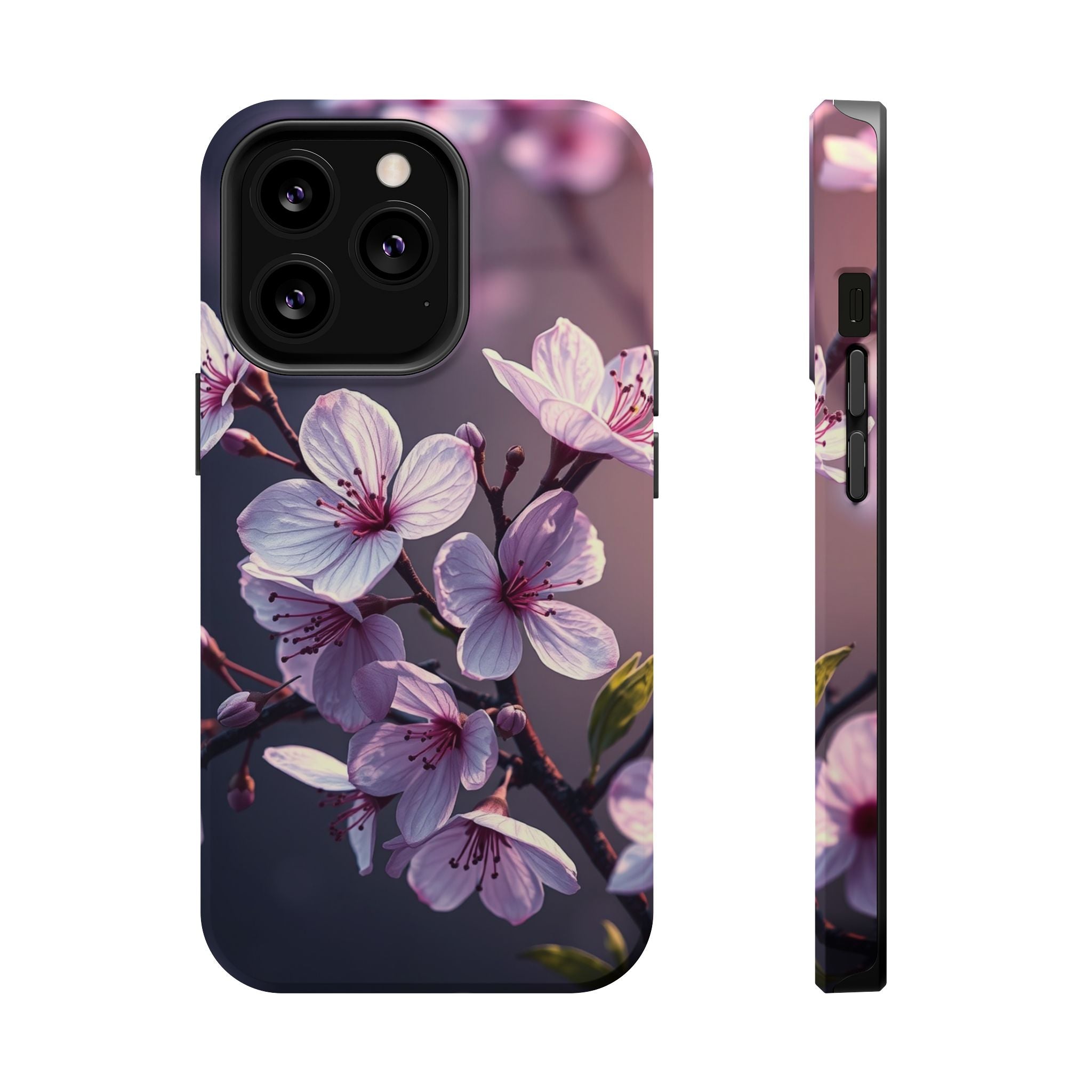 iPhone Cherry Blossom Enchanted Art Artistic Everyday Cas Slim Snap Case · iPhon
