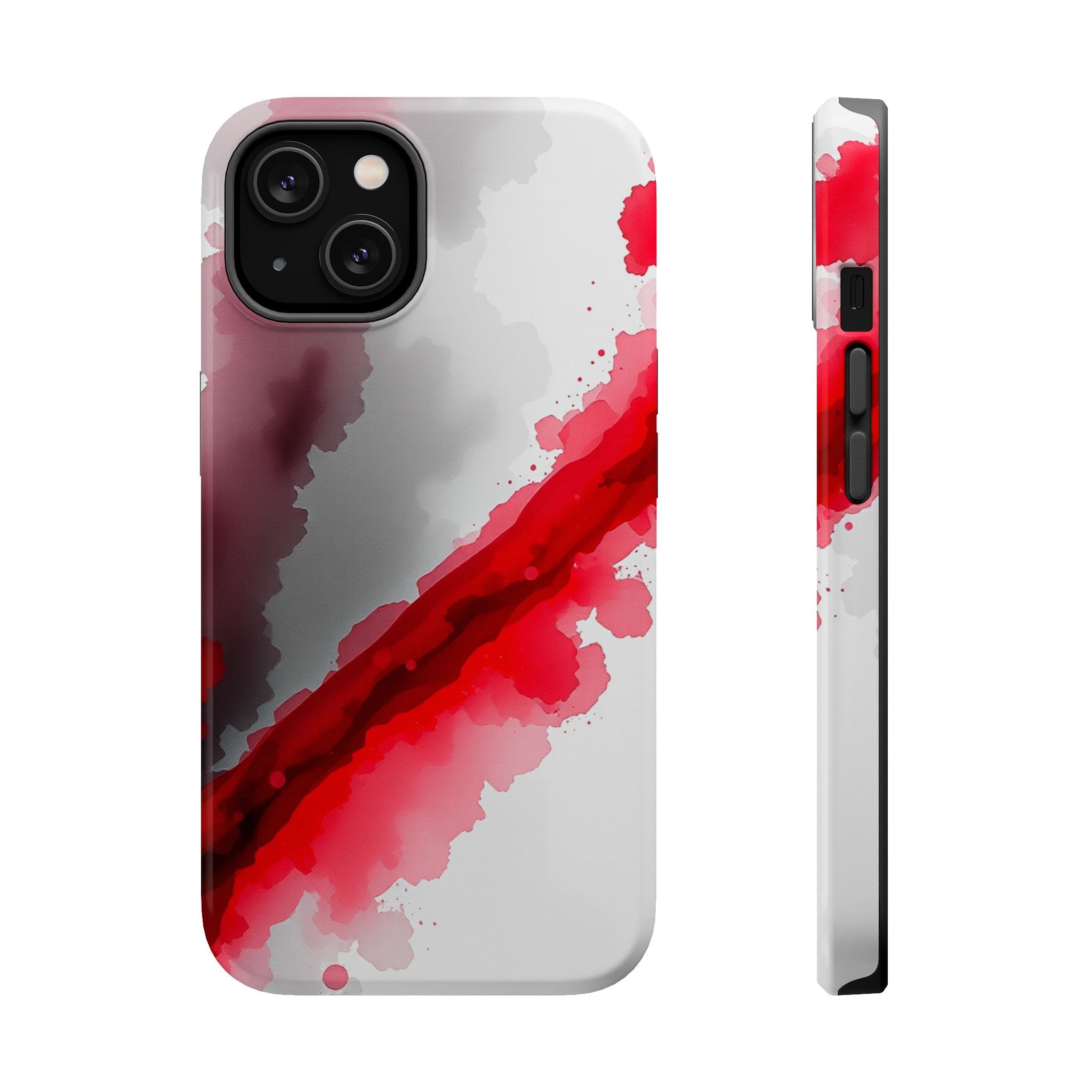 iPhone Carbon Fiber Weave Vibrant Watercolor Slim iPhone Everyday · iPhone Case