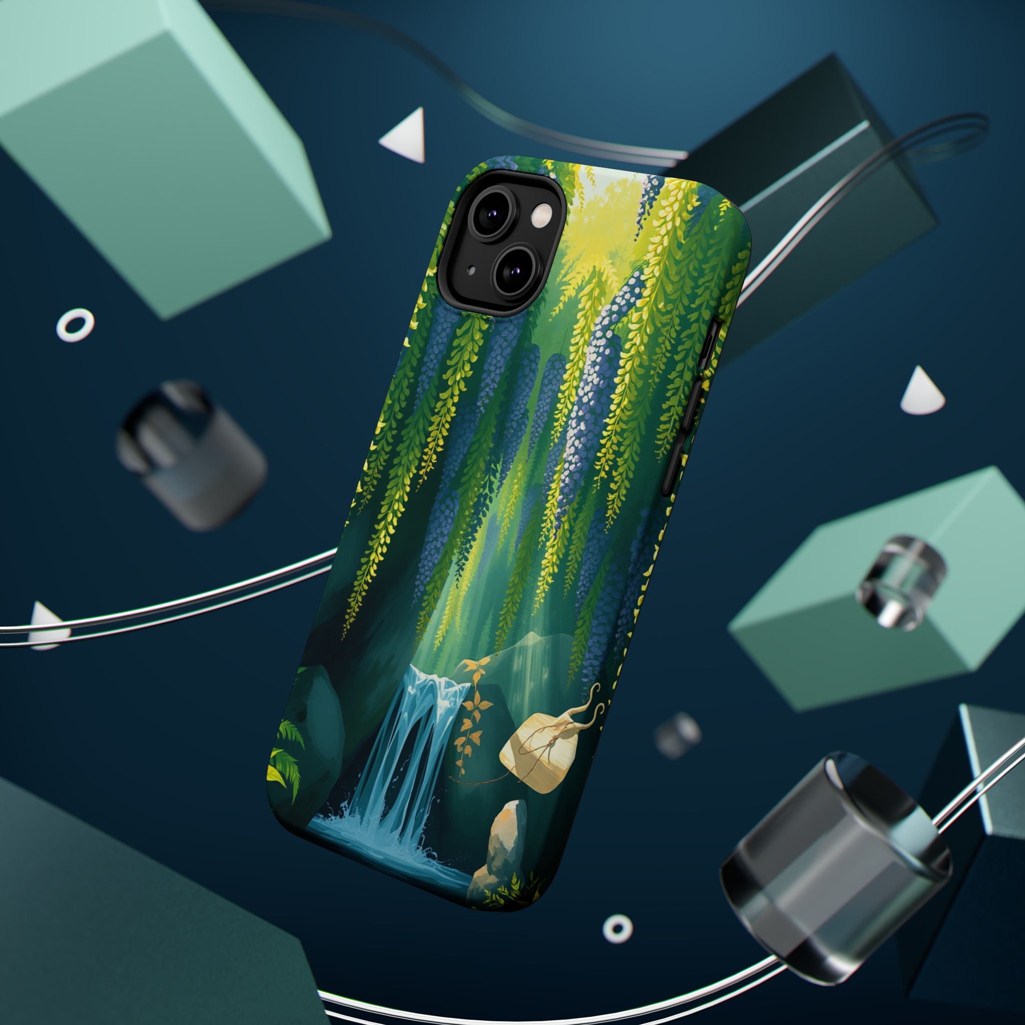 iPhone Wisteria Cascade Mystic Art Bold Modern Everyday Snap Case · iPhone Case