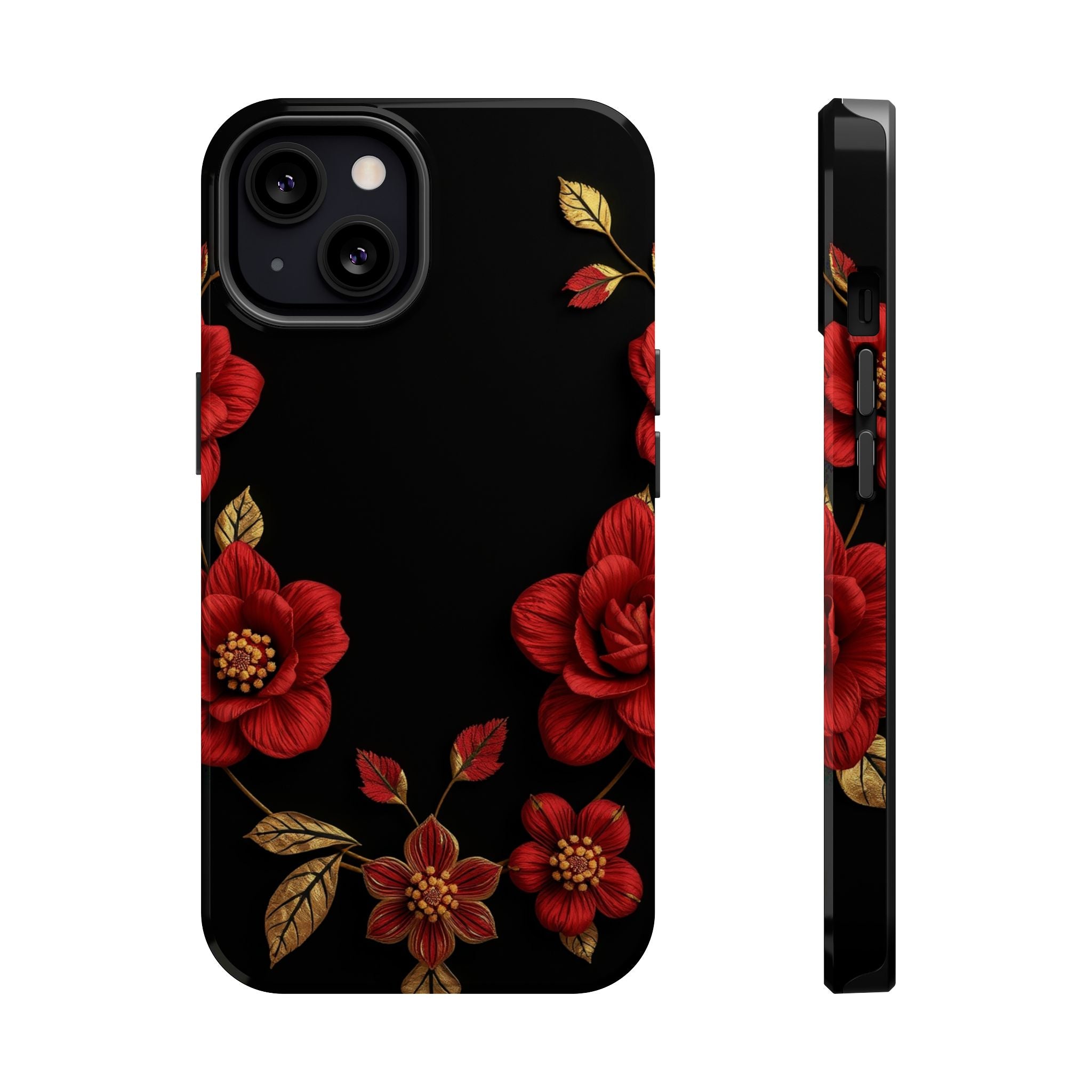 iPhone Floral Gold Foil 3D Digital Bold Modern Everyday Snap Case · iPhone Case