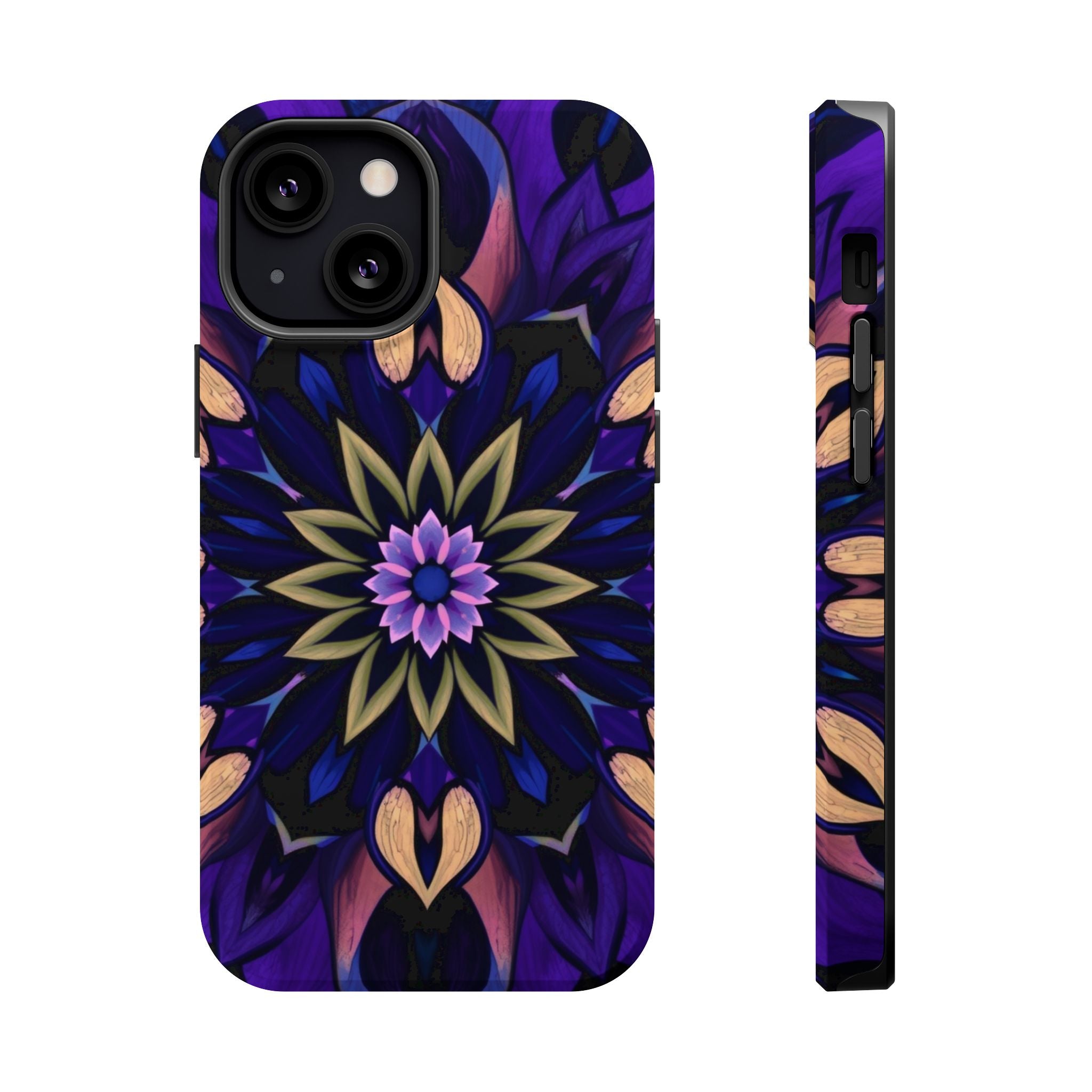 iPhone Floral Mandala Mystic Art Bold Modern Everyday Snap Case · iPhone Case