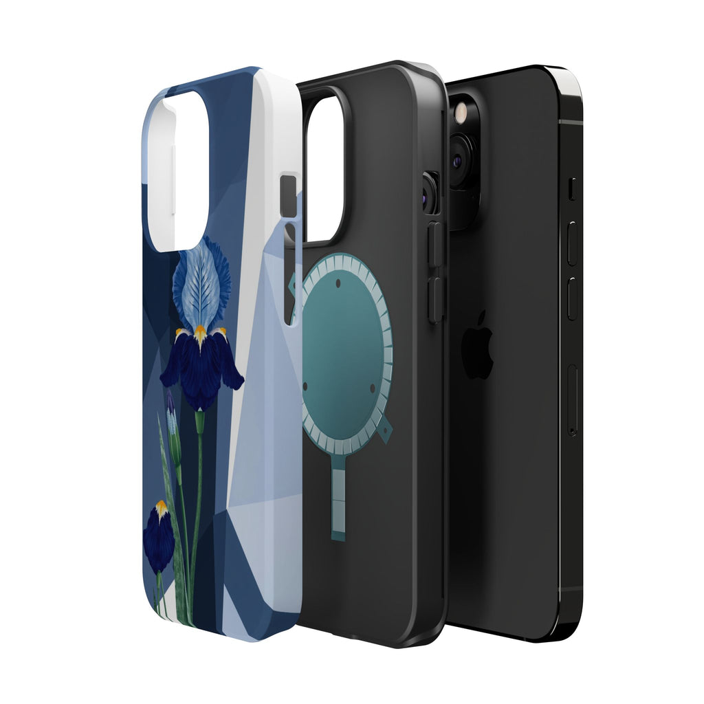 iPhone Earthy Iris Garden Design Bold Modern Everyday Snap Case · iPhone Case