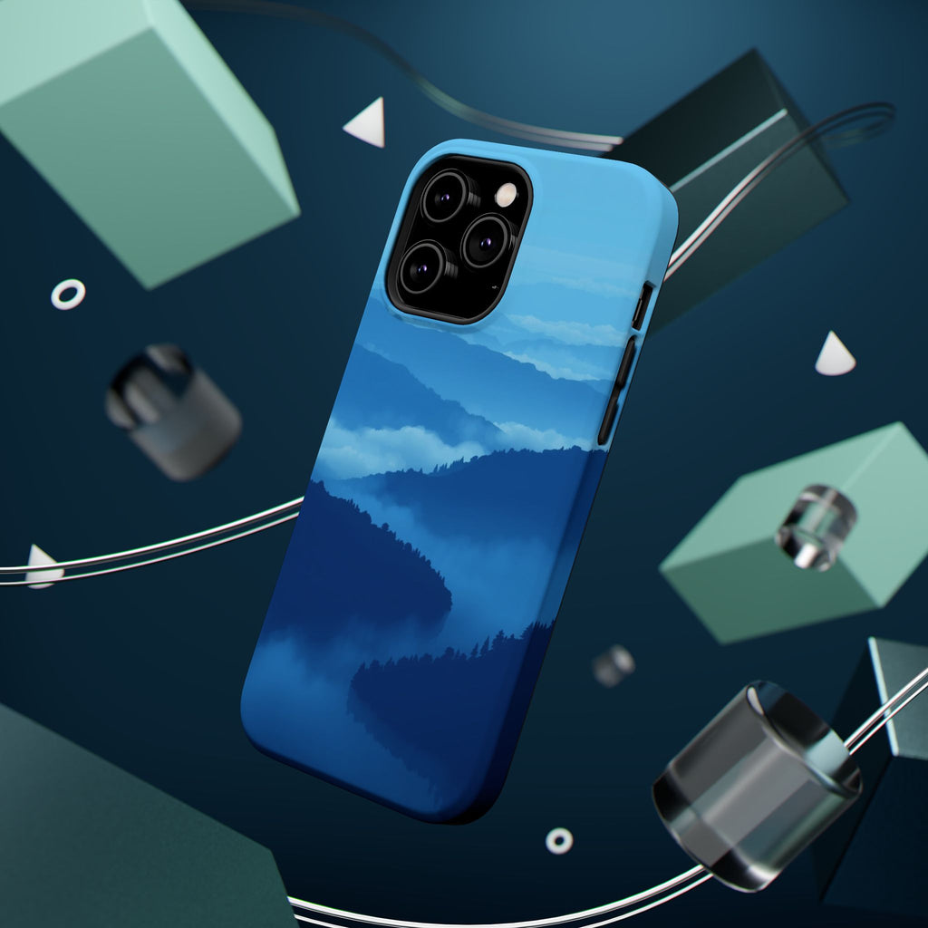 iPhone Fog Rolling Over Hills Pixel Art -Bit Slim iPhone Everyday · iPhone Case