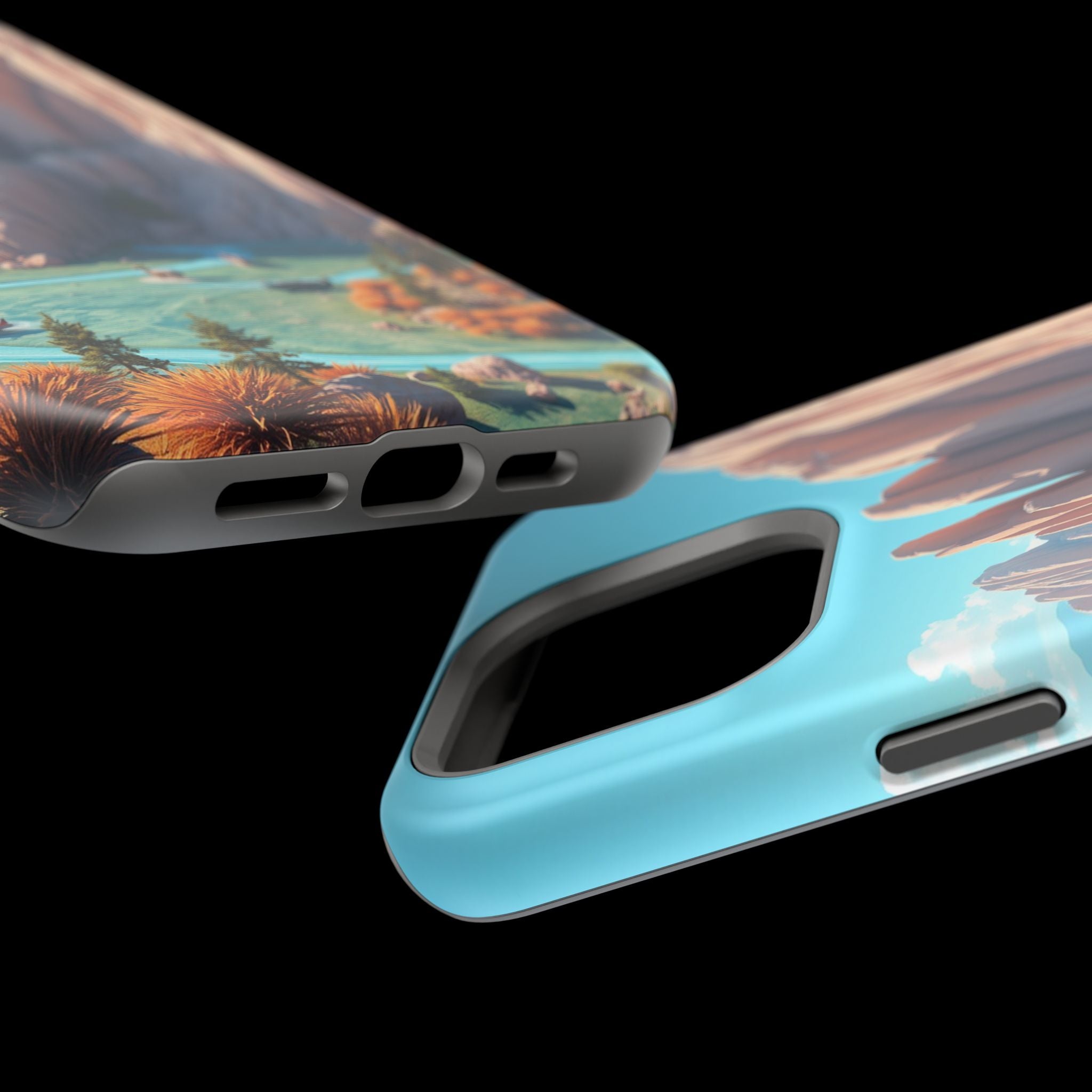 iPhone Pine Ridge Electric Art Slim Everyday Designer Case · iPhone Case