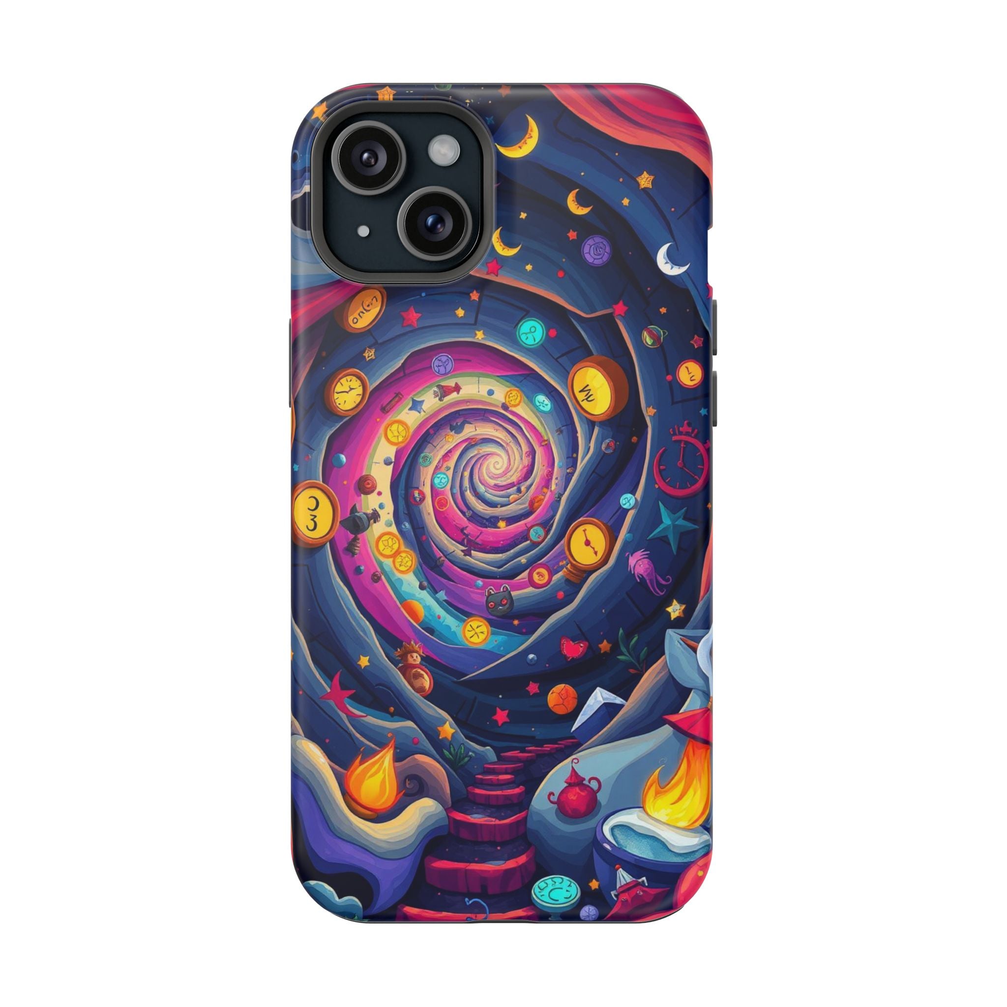 iPhone Time Portal Swirl Kids Fun iPhone Phone Case Gift Clean Minimal · iPhone