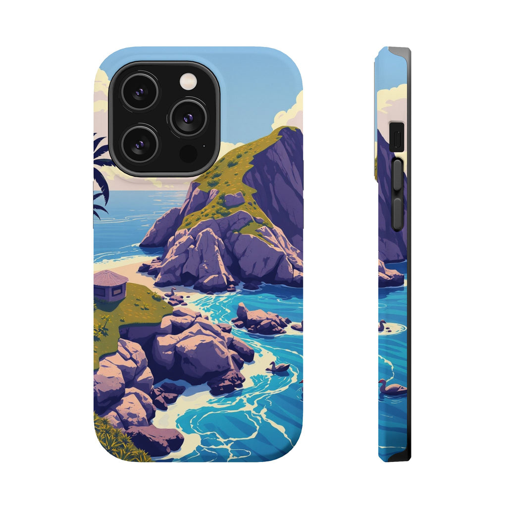 iPhone Vibrant Hibiscus Coast Design Slim Everyday Designer Case · iPhone Case