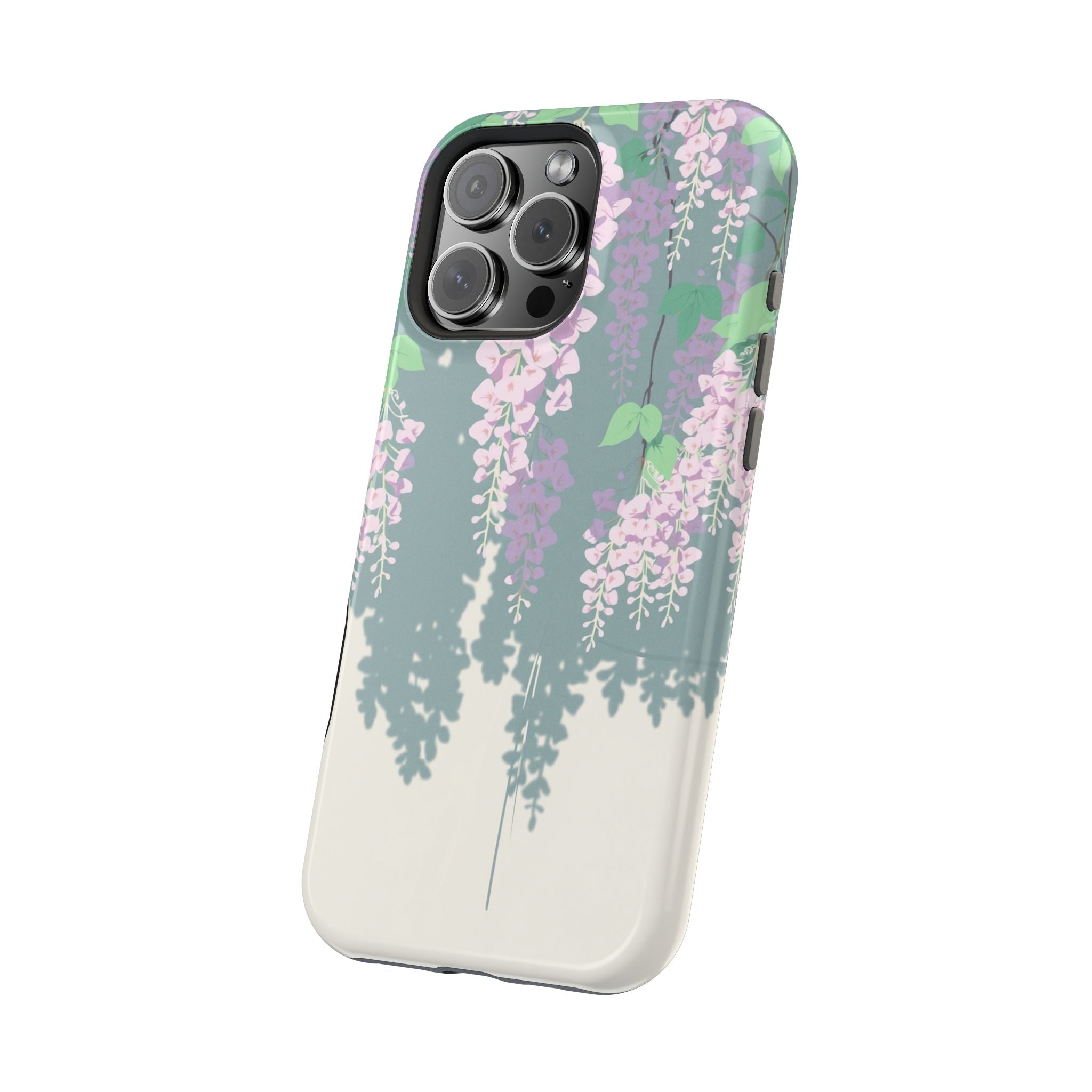 iPhone Dreamy Wisteria Cascade Design Slim Everyday Designer Case · iPhone Case