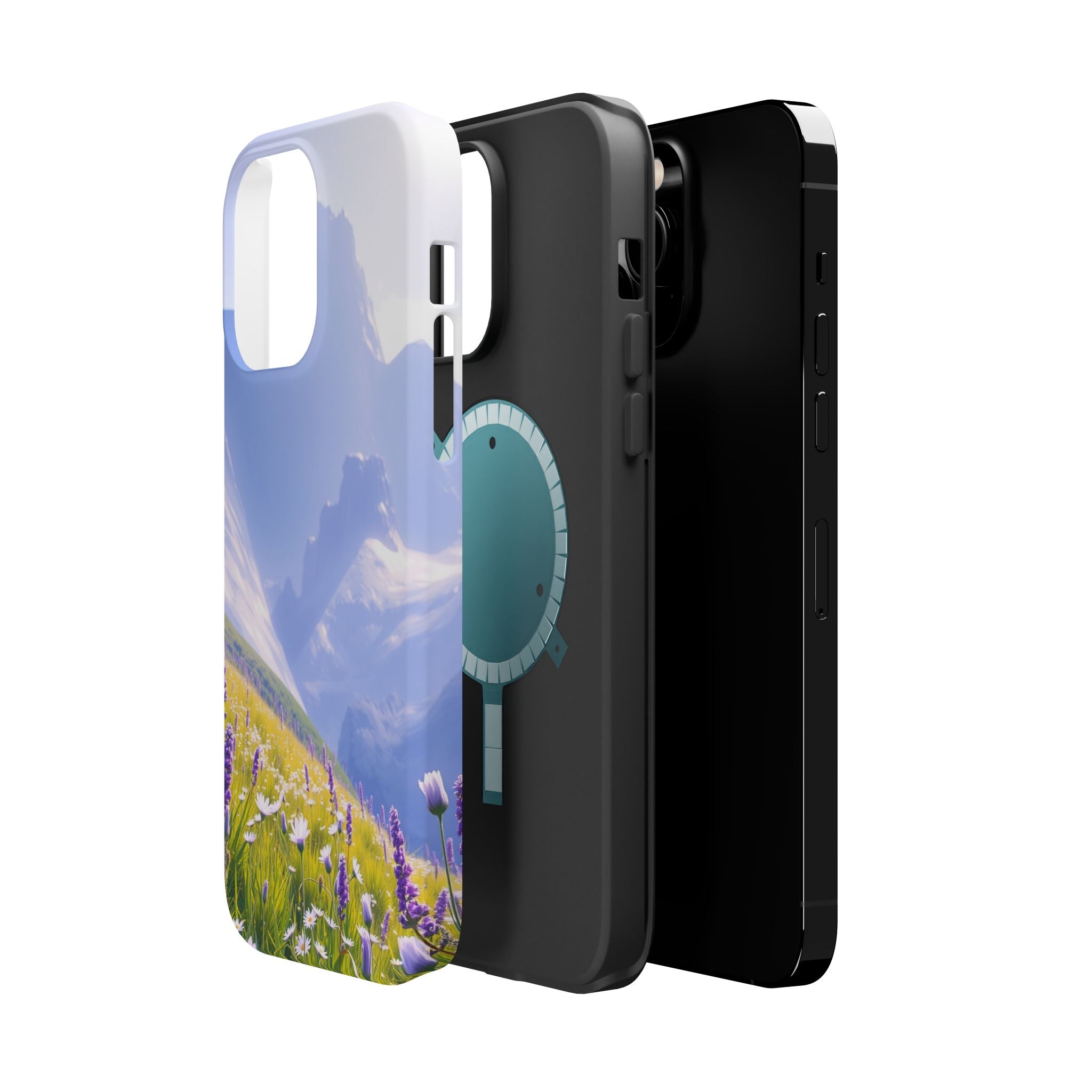 iPhone Lavender And Pearl Alpine Meadow Slim Everyday iPhone Designer · iPhone C