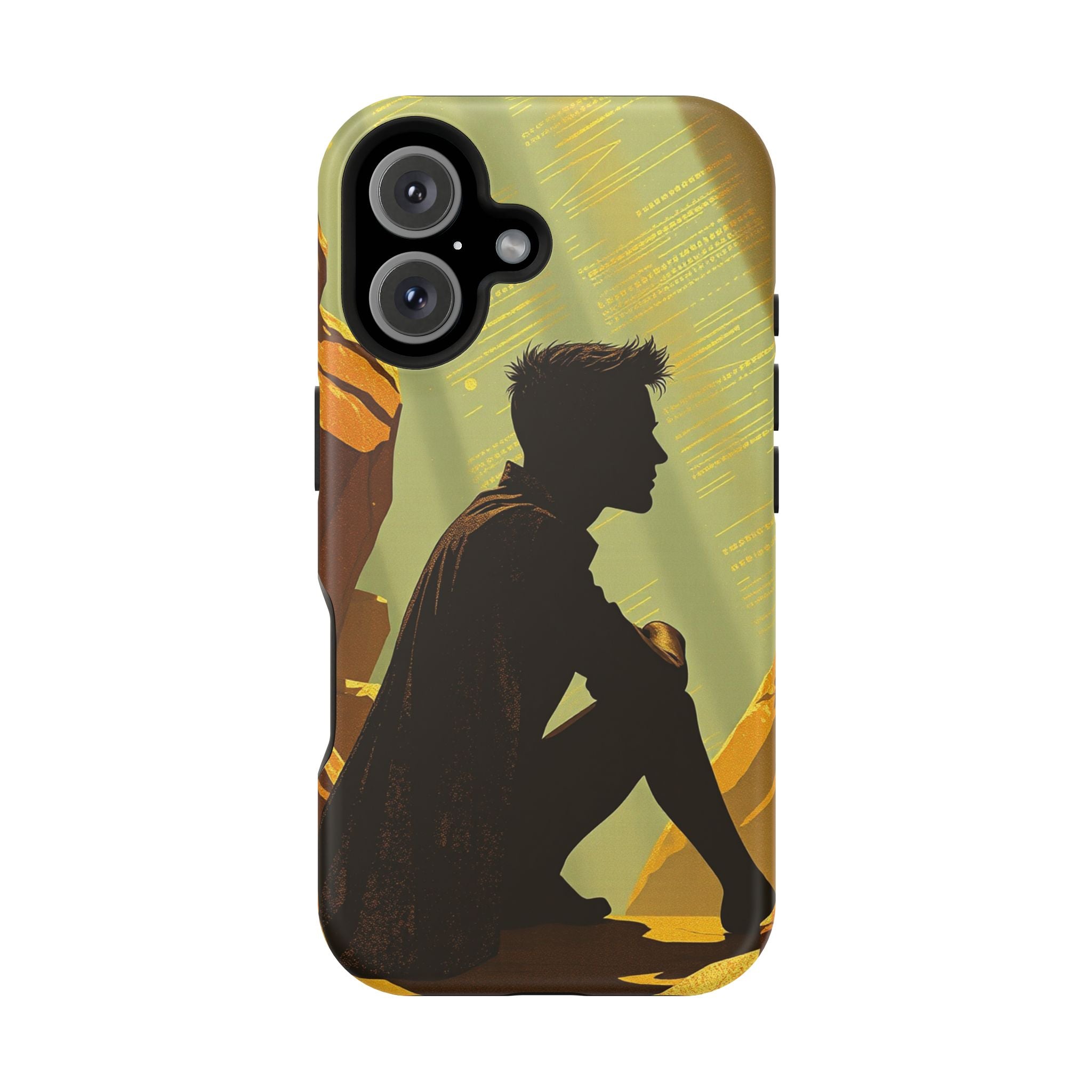 iPhone Mustard And Rust Overthinking Again Slim Everyday Designer Case · iPhone