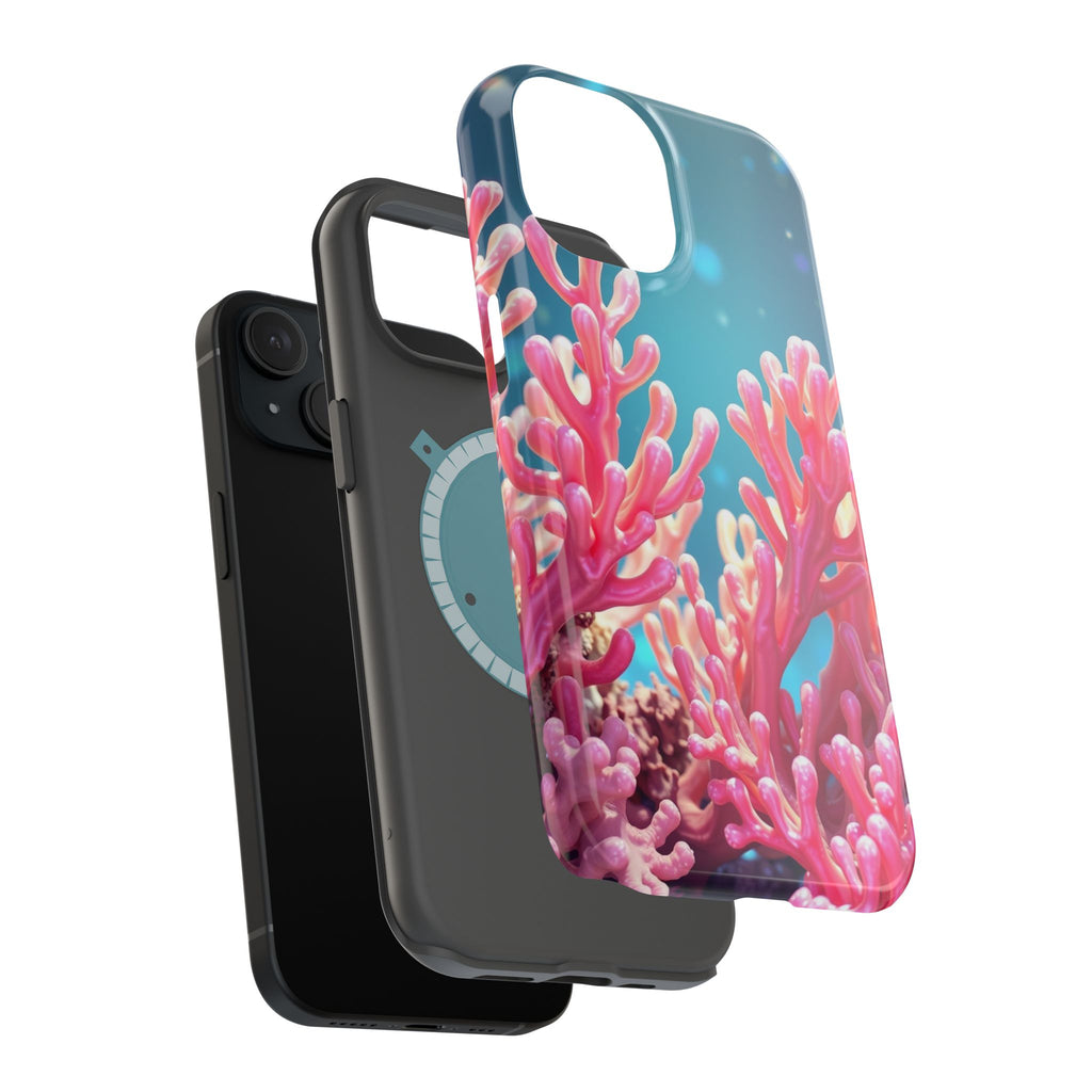 iPhone Coral Reef Life Holographic Iridescent Slim iPhone Everyday · iPhone Case