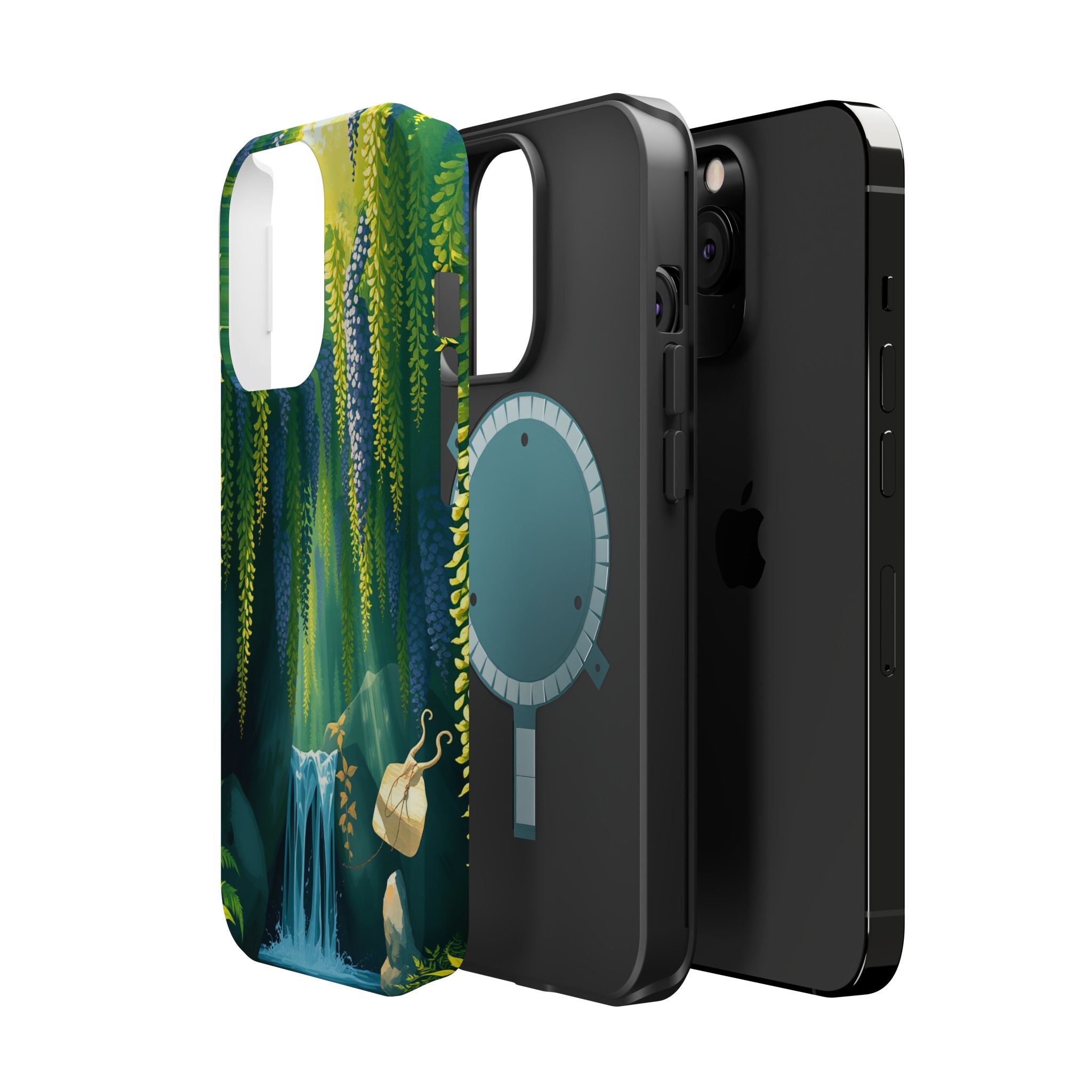 iPhone Wisteria Cascade Mystic Art Bold Modern Everyday Snap Case · iPhone Case