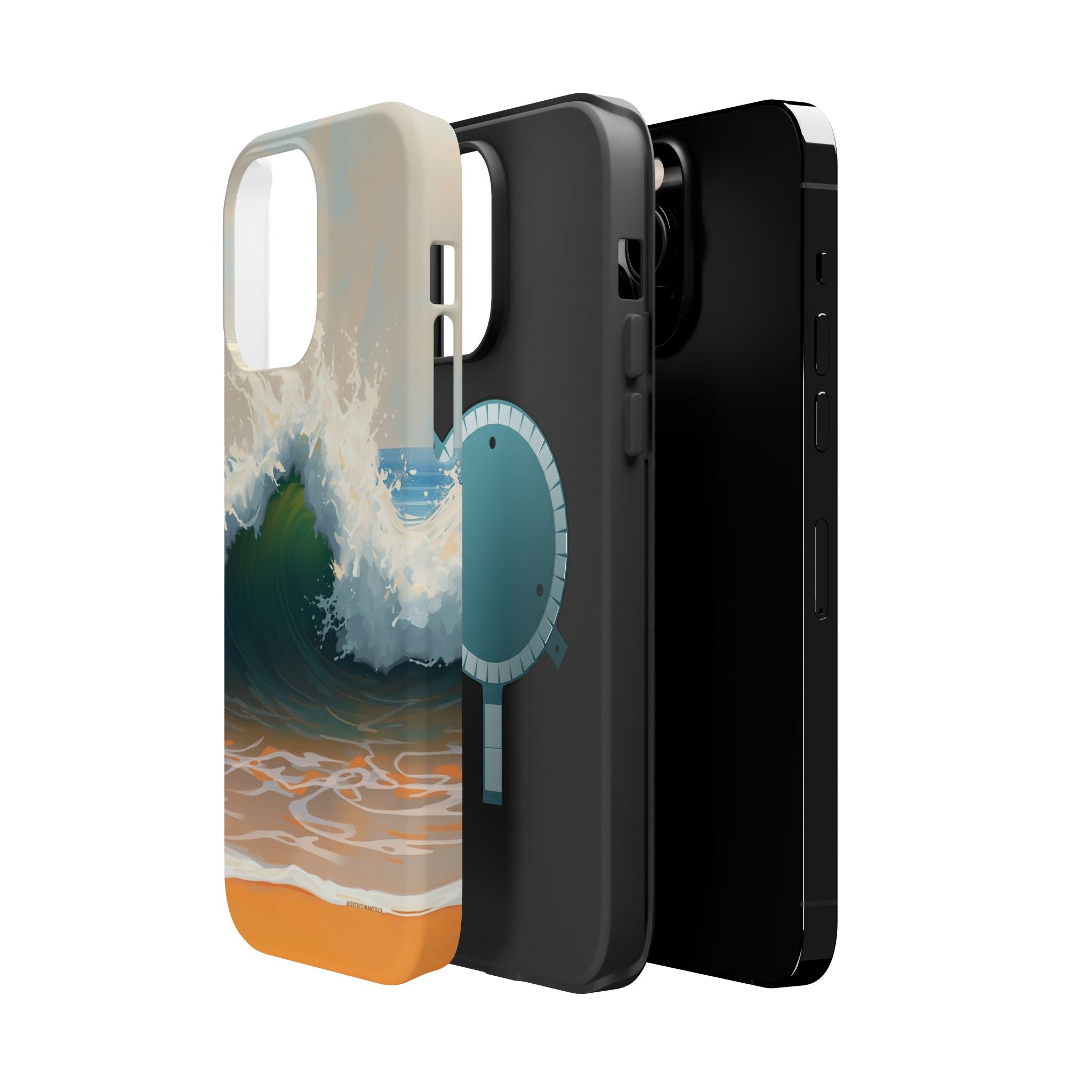 iPhone Radiant Ocean Wave Crash Design Slim Everyday Designer Case · iPhone Case