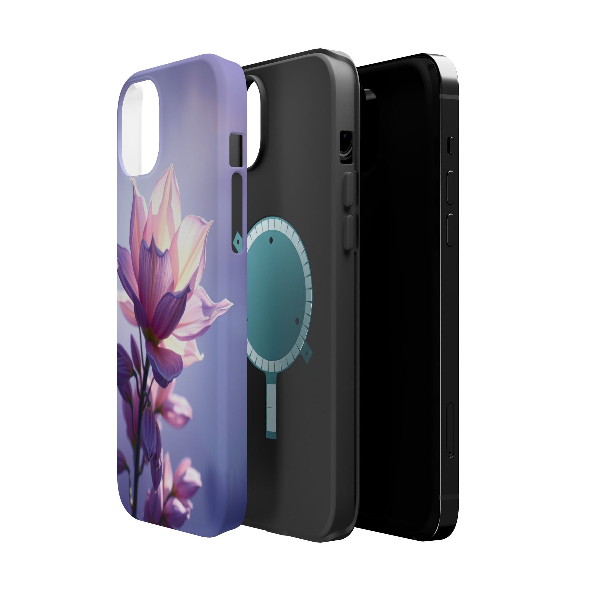 iPhone Floral Ombre Electric Art Bold Modern Everyday Snap Case · iPhone Case