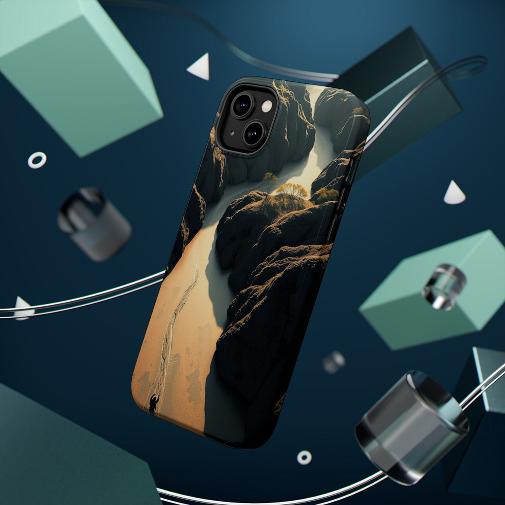 iPhone River Delta Aerial Bold Art Bold Modern Everyday Snap Case · iPhone Case