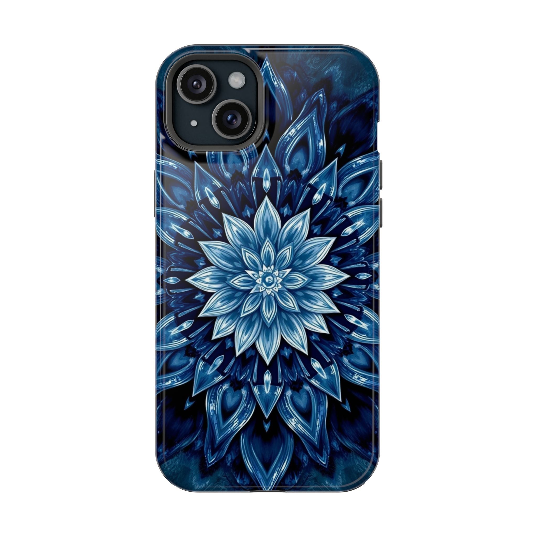 iPhone Floral Mandala Electric Art Bold Modern Everyday Snap Case · iPhone Case