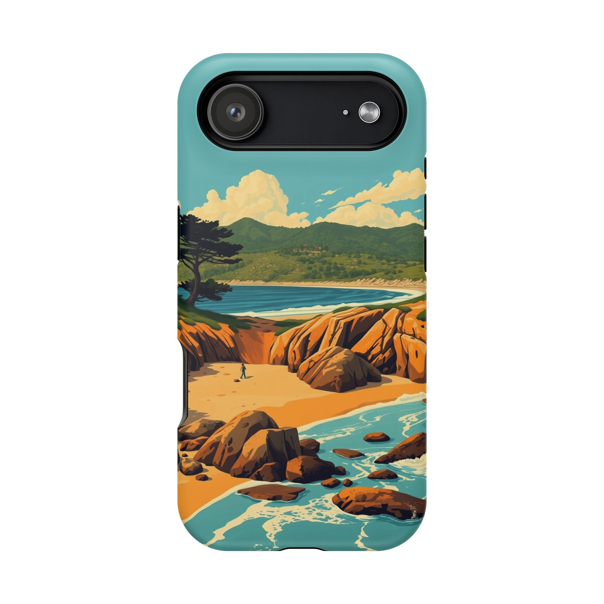 iPhone Pebble Beach Vintage Retro Poster Slim Everyday iPhone Designer · iPhone