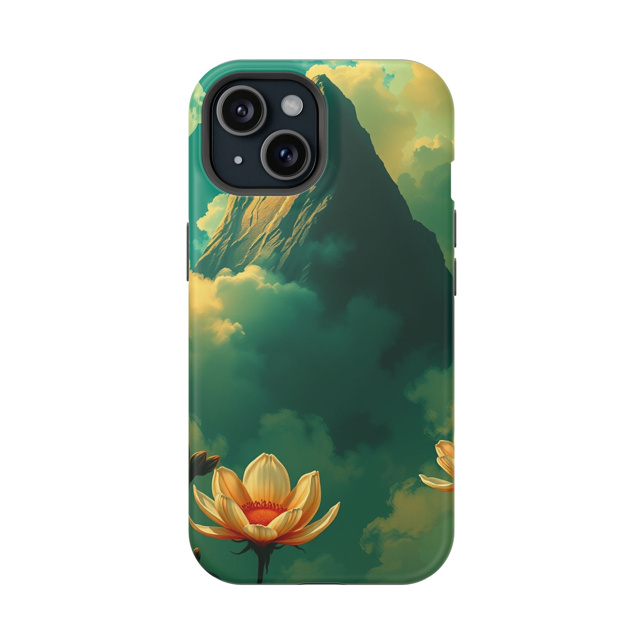 iPhone Emerald Green And Gold Night Bloomer Slim iPhone Everyday · iPhone Case