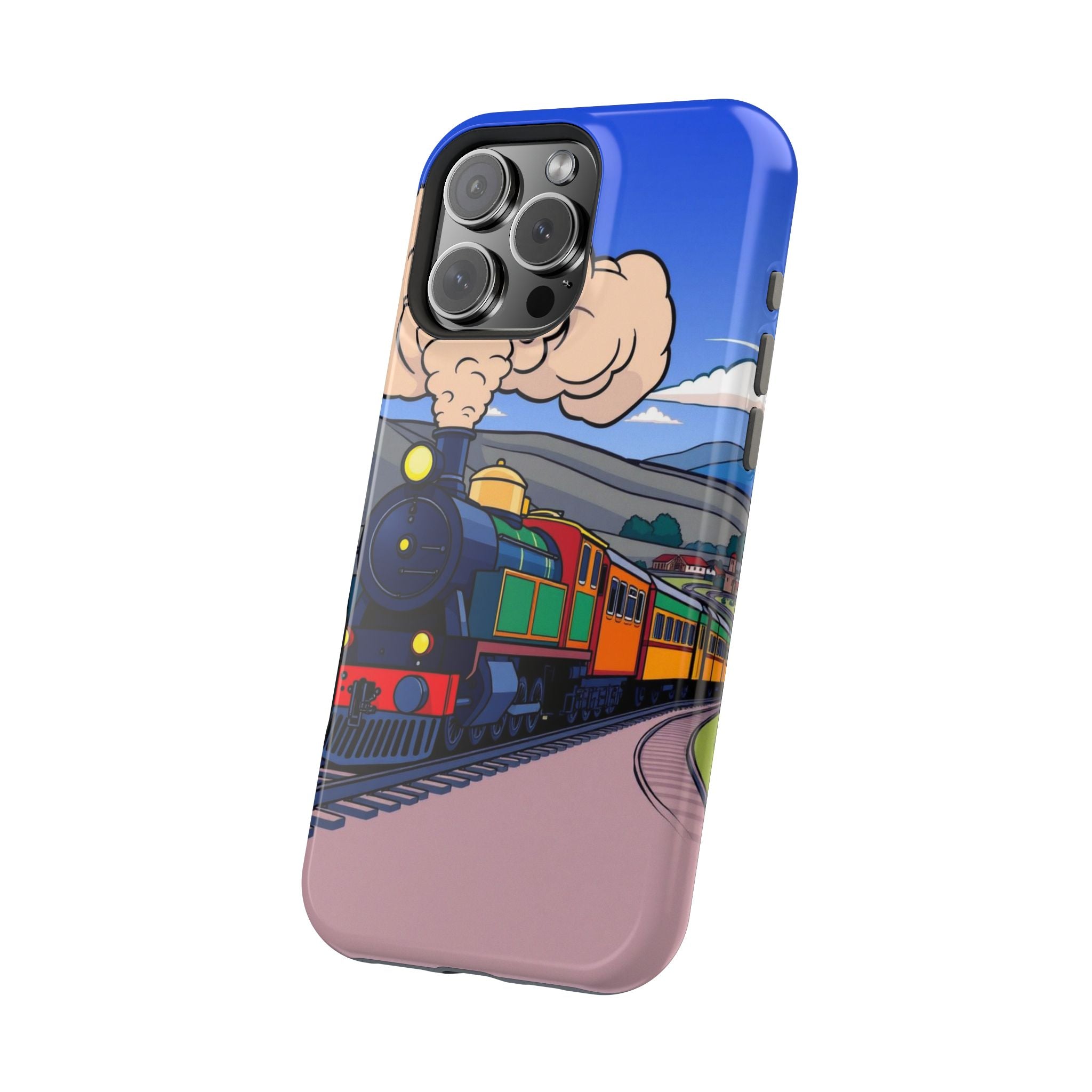 iPhone Steam Locomotive Puff Kids Fun iPhone Phone Case Gift Slim · iPhone Case