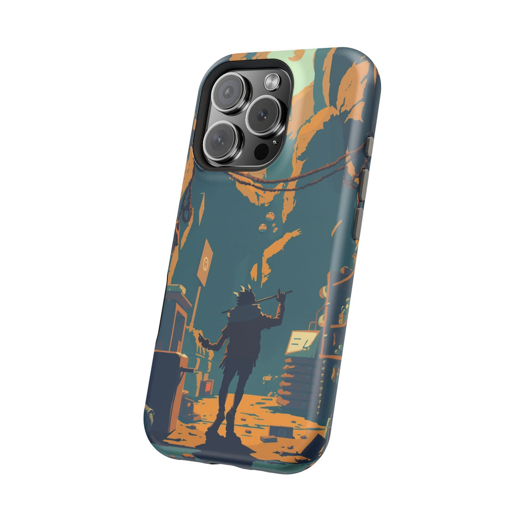 iPhone Mustard And Rust Unhinged in a Cute Way Soft Finish Everyday Case · iPhon