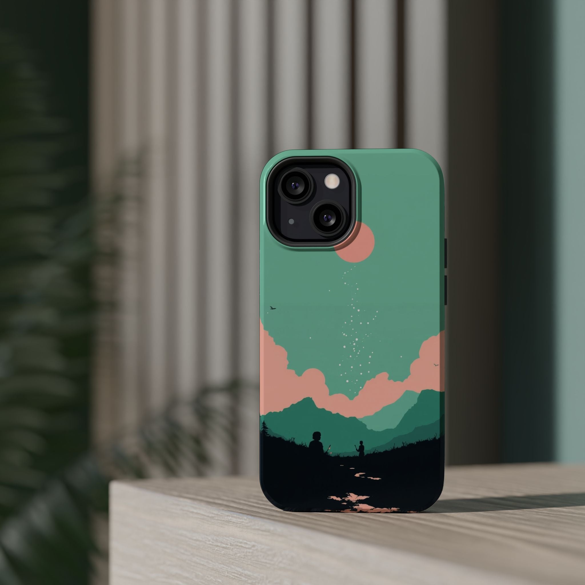 iPhone Magnetic Field Electric Art Bold Modern Everyday Snap Case · iPhone Case