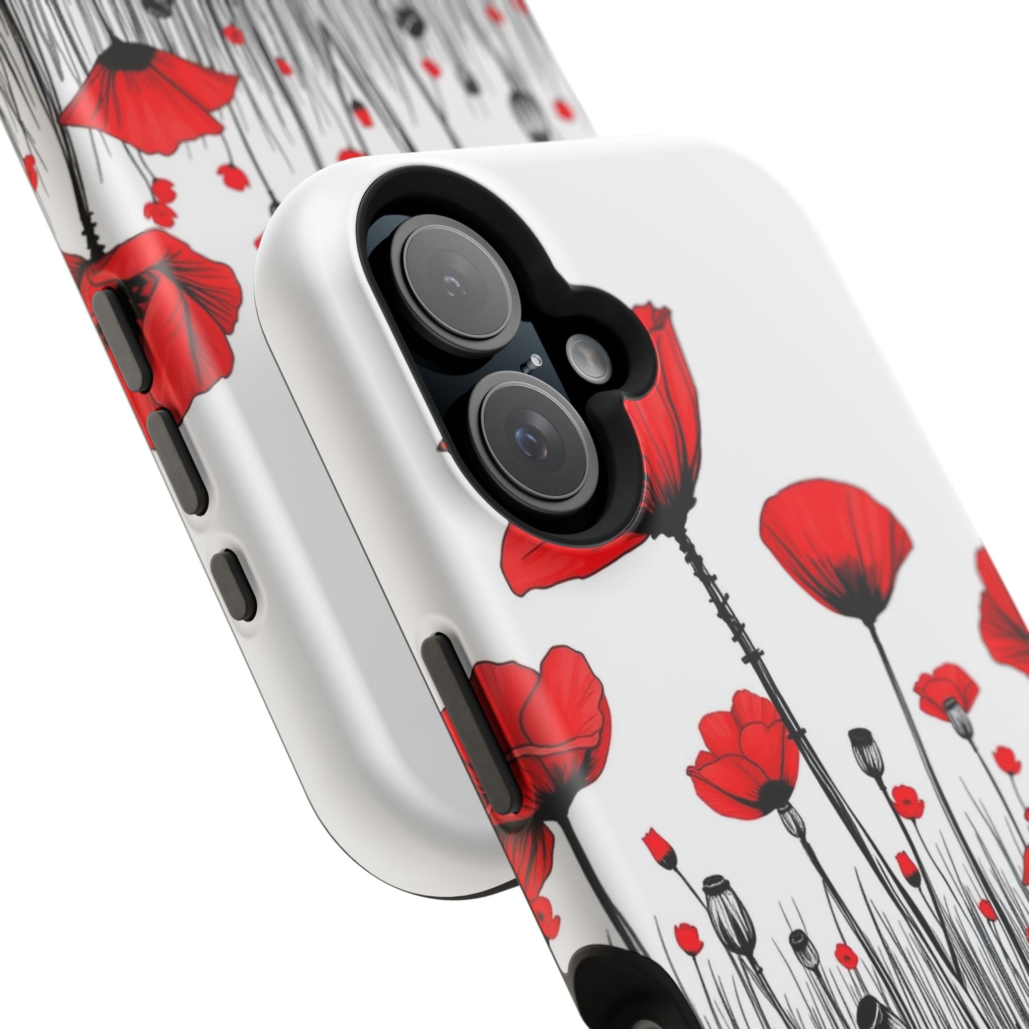 iPhone Poppy Field Cinematic Art Bold Modern Everyday Snap Case · iPhone Case