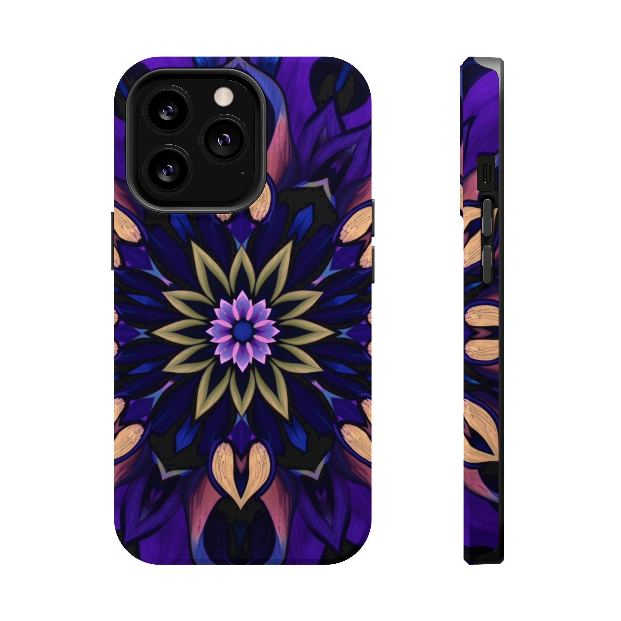 iPhone Floral Mandala Mystic Art Bold Modern Everyday Snap Case · iPhone Case