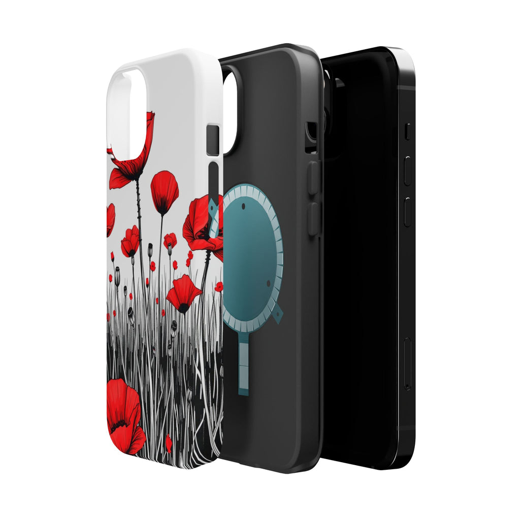iPhone Poppy Field Cinematic Art Bold Modern Everyday Snap Case · iPhone Case