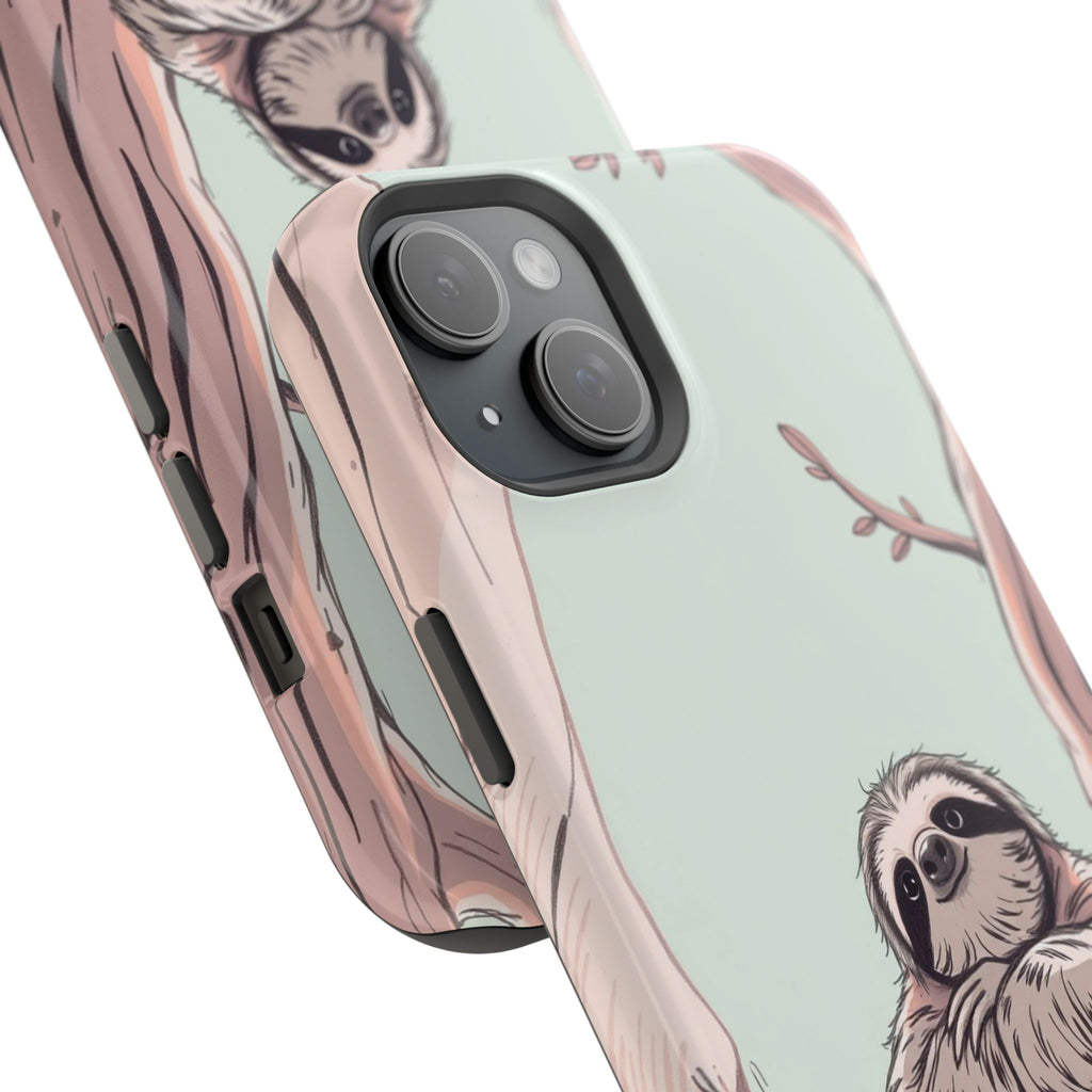 iPhone Cozy Sloth Mode Hand-Drawn Sketch Slim Everyday Designer Case · iPhone Ca