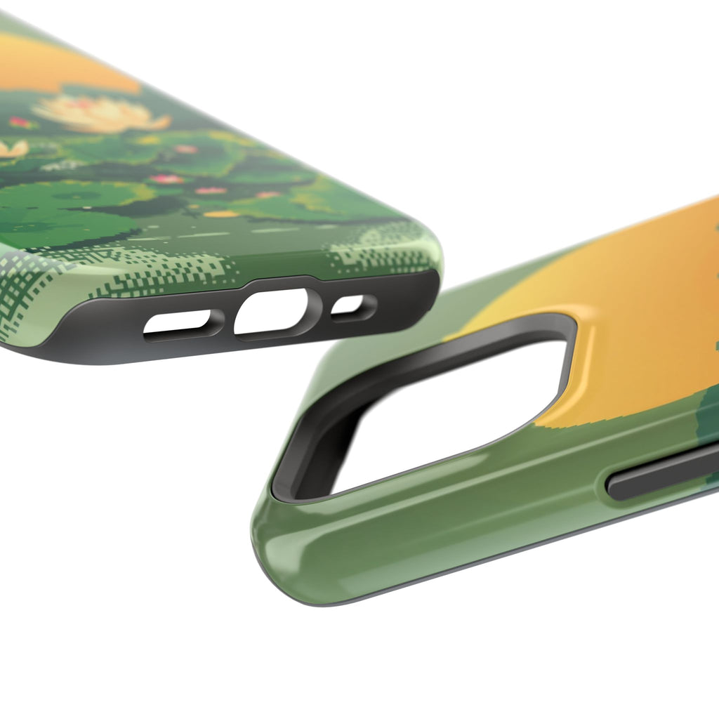 iPhone Lotus Pond Enchanted Art Slim Everyday Designer Case · iPhone Case