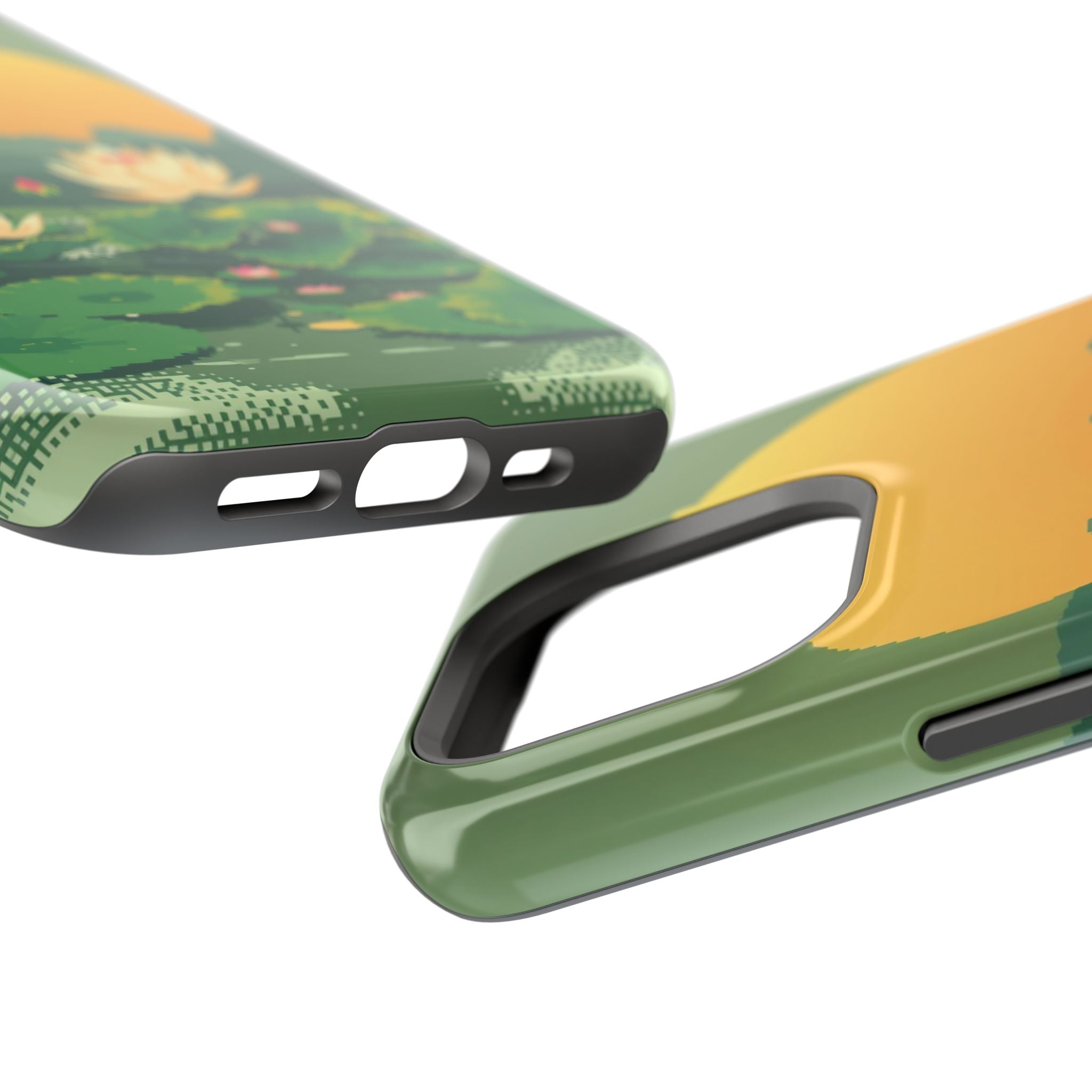 iPhone Lotus Pond Enchanted Art Slim Everyday Designer Case · iPhone Case