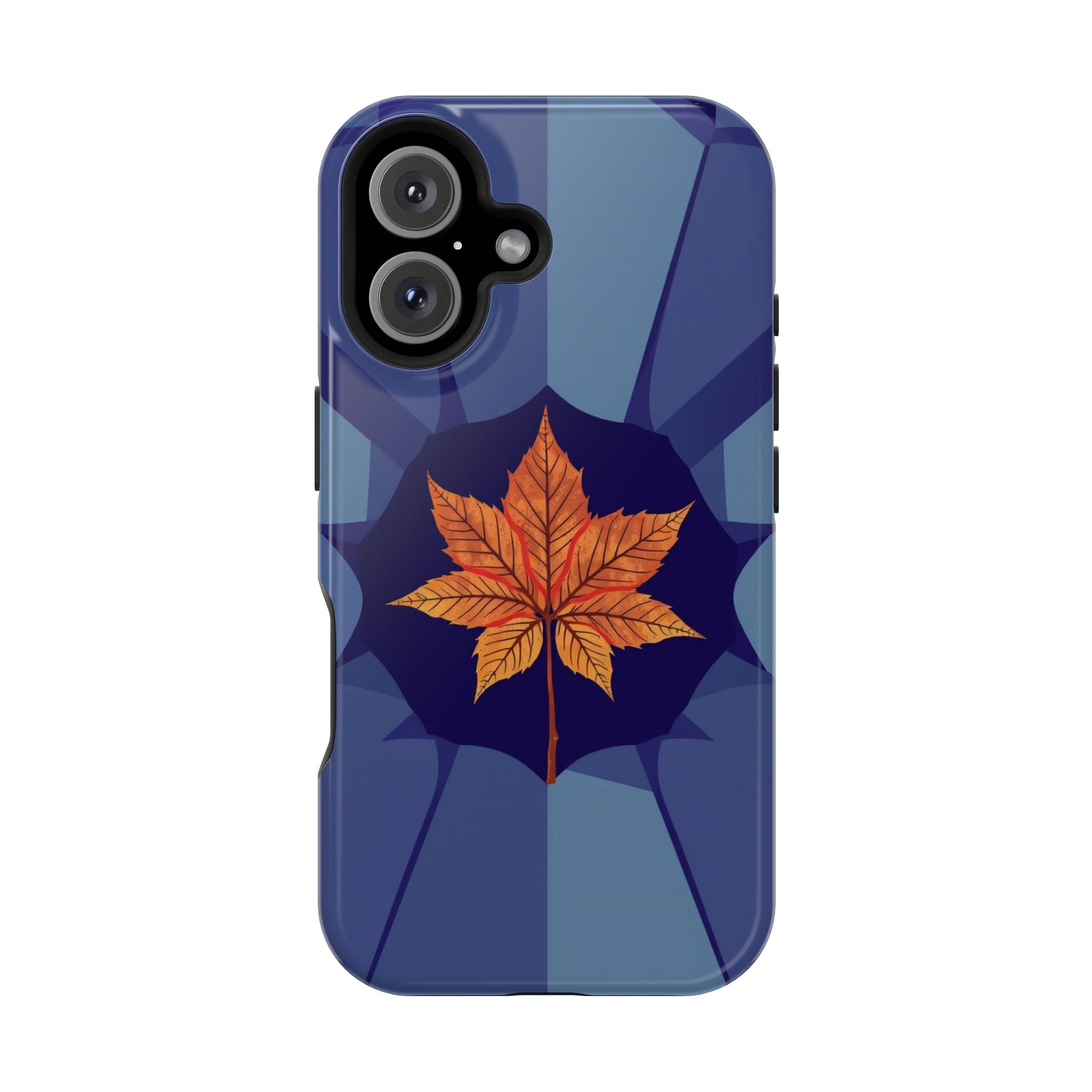 iPhone Autumn Maple Abstract Geometric Slim Everyday Designer Case · iPhone Case