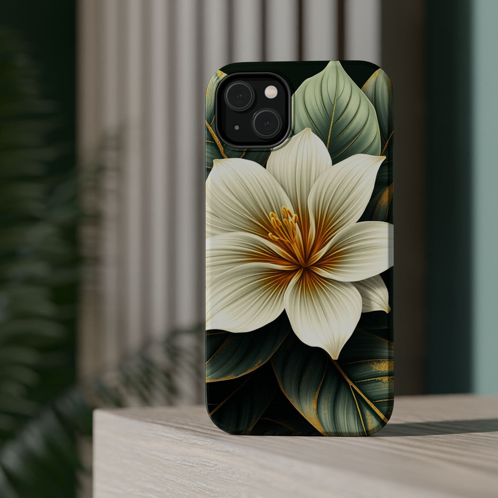 iPhone Radiant Tropical Bloom Design Slim Everyday Designer Case · iPhone Case