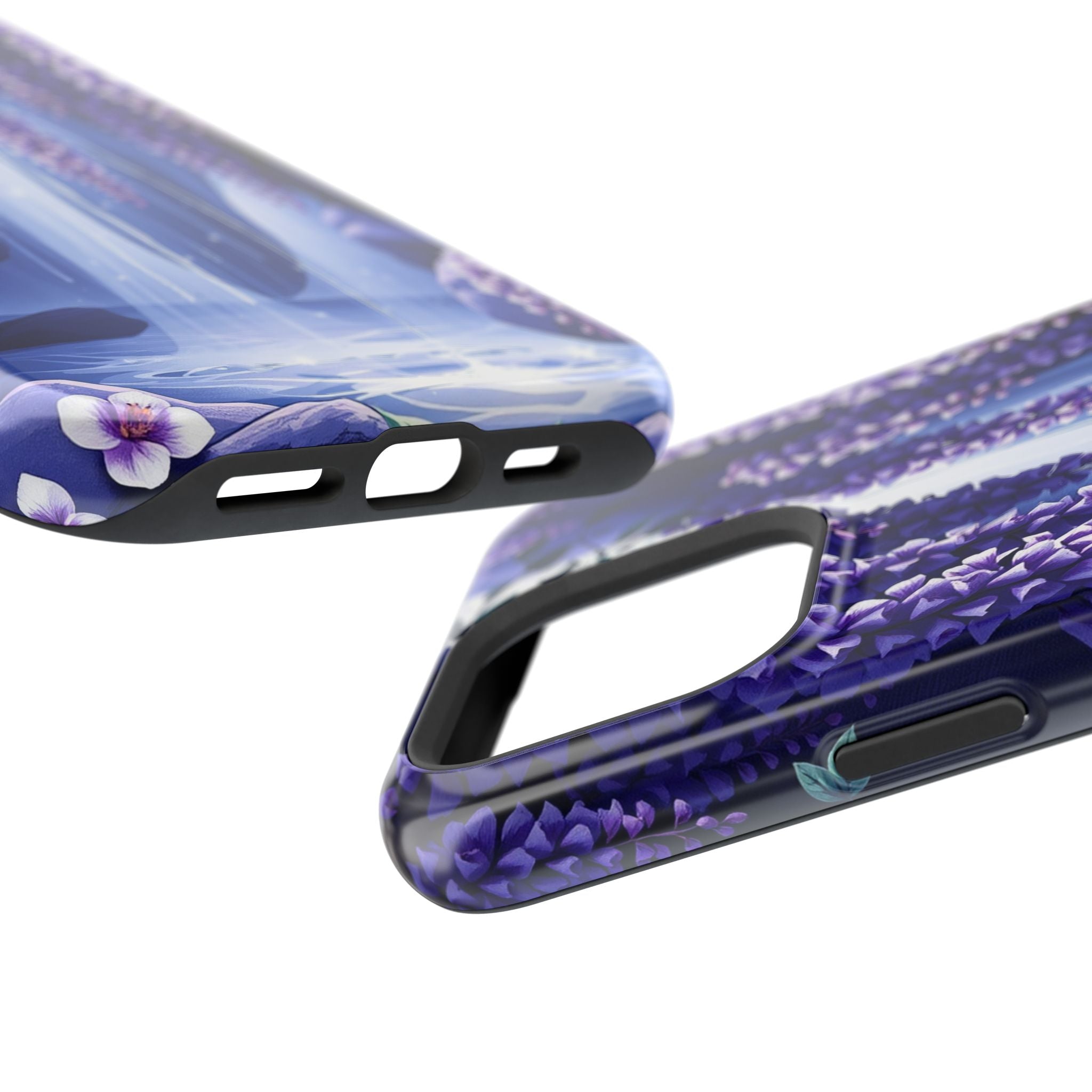 iPhone Wisteria Cascade Serene Design Slim Snap Case Ga · iPhone Case