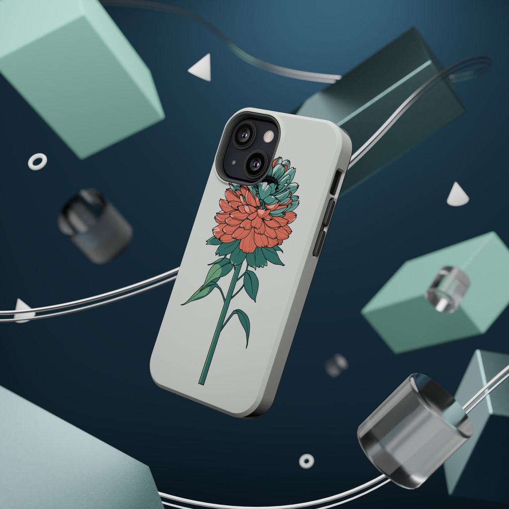 iPhone Serene Ranunculus Stack Design Slim Everyday Designer Case · iPhone Case