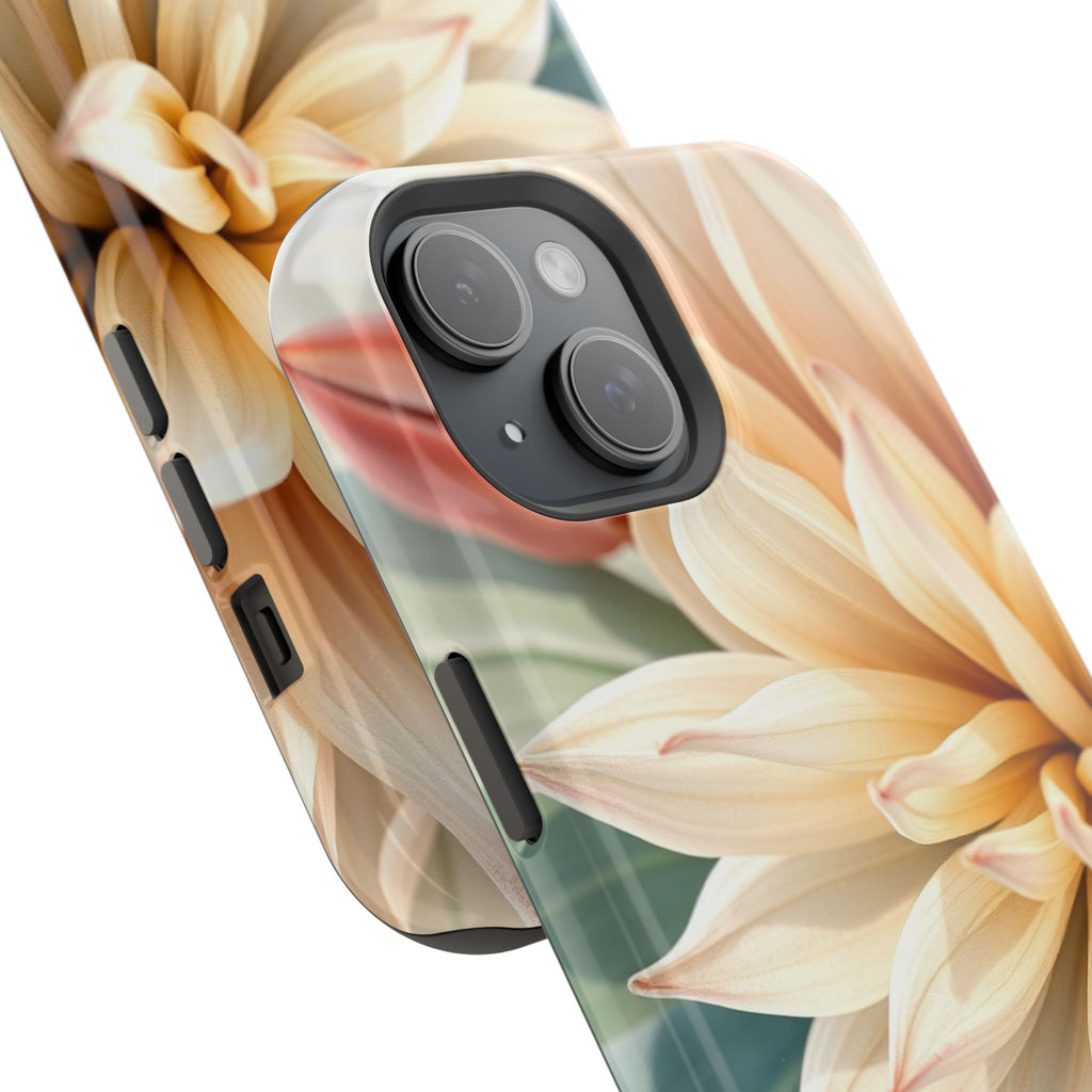 iPhone Neon Floral Radiant Design Clean Minimal Snap Case · iPhone Case