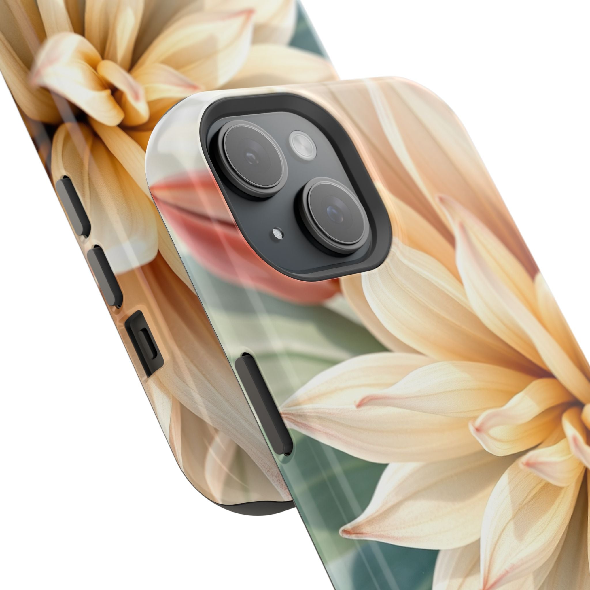 iPhone Neon Floral Radiant Design Clean Minimal Snap Case · iPhone Case