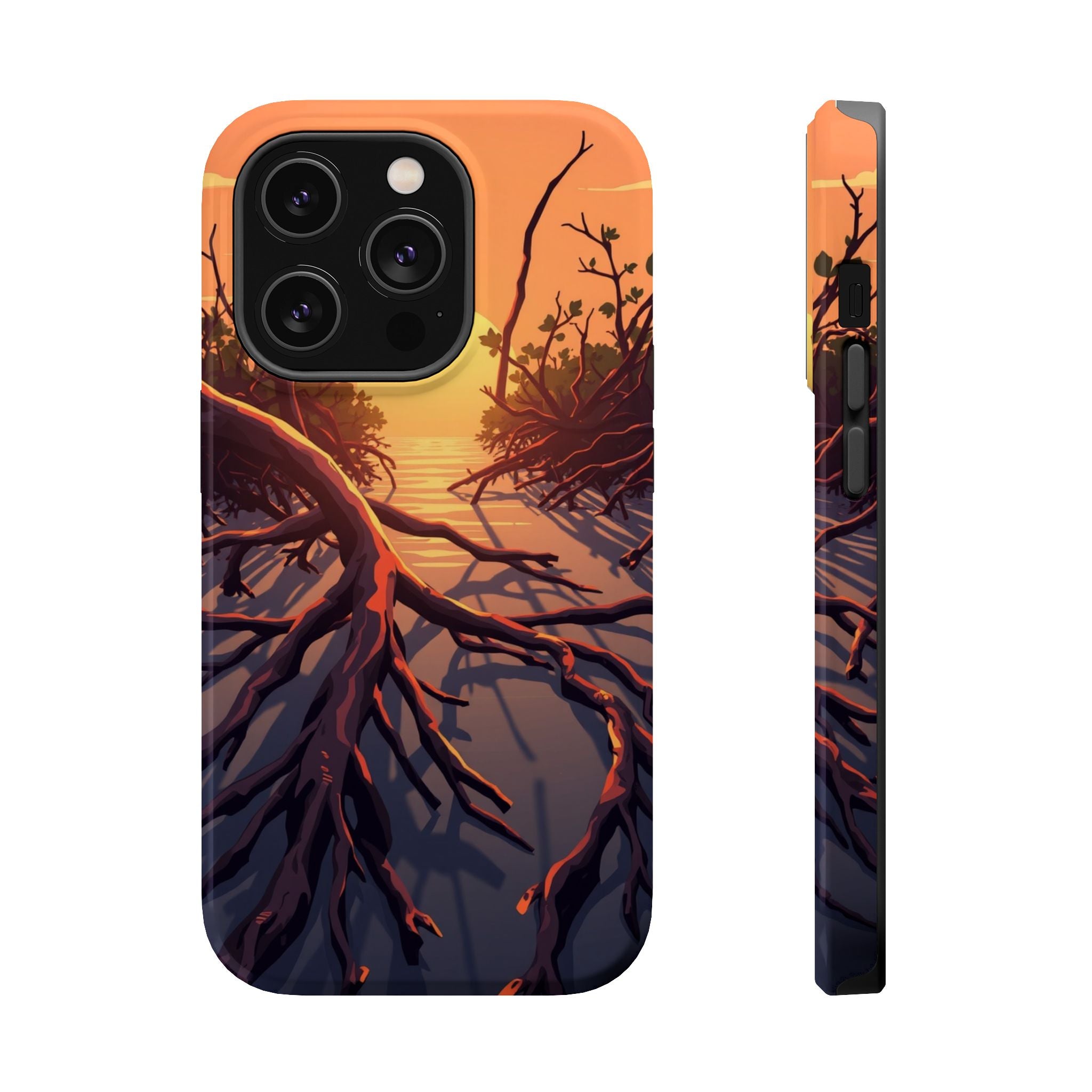 iPhone Mangrove Roots Bold Art 19 Bold Modern Everyday Snap Case · iPhone Case