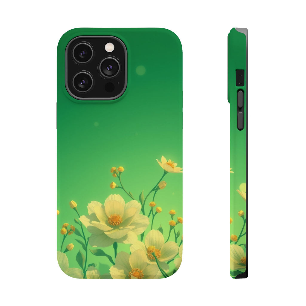 iPhone Vibrant Floral Ombre Design Bold Modern Everyday Snap Case · iPhone Case