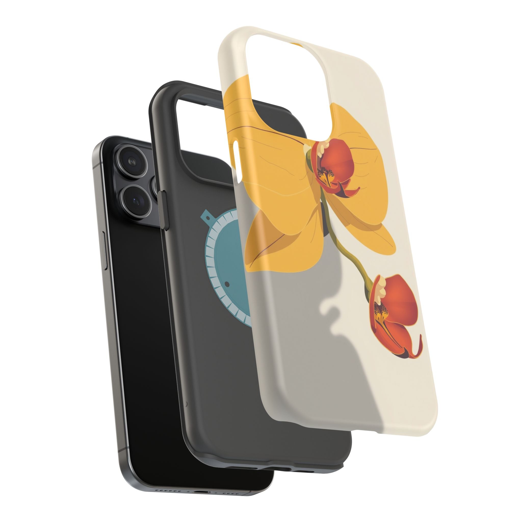 iPhone Vibrant Orchid Study Design Bold Modern Everyday Snap Case · iPhone Case