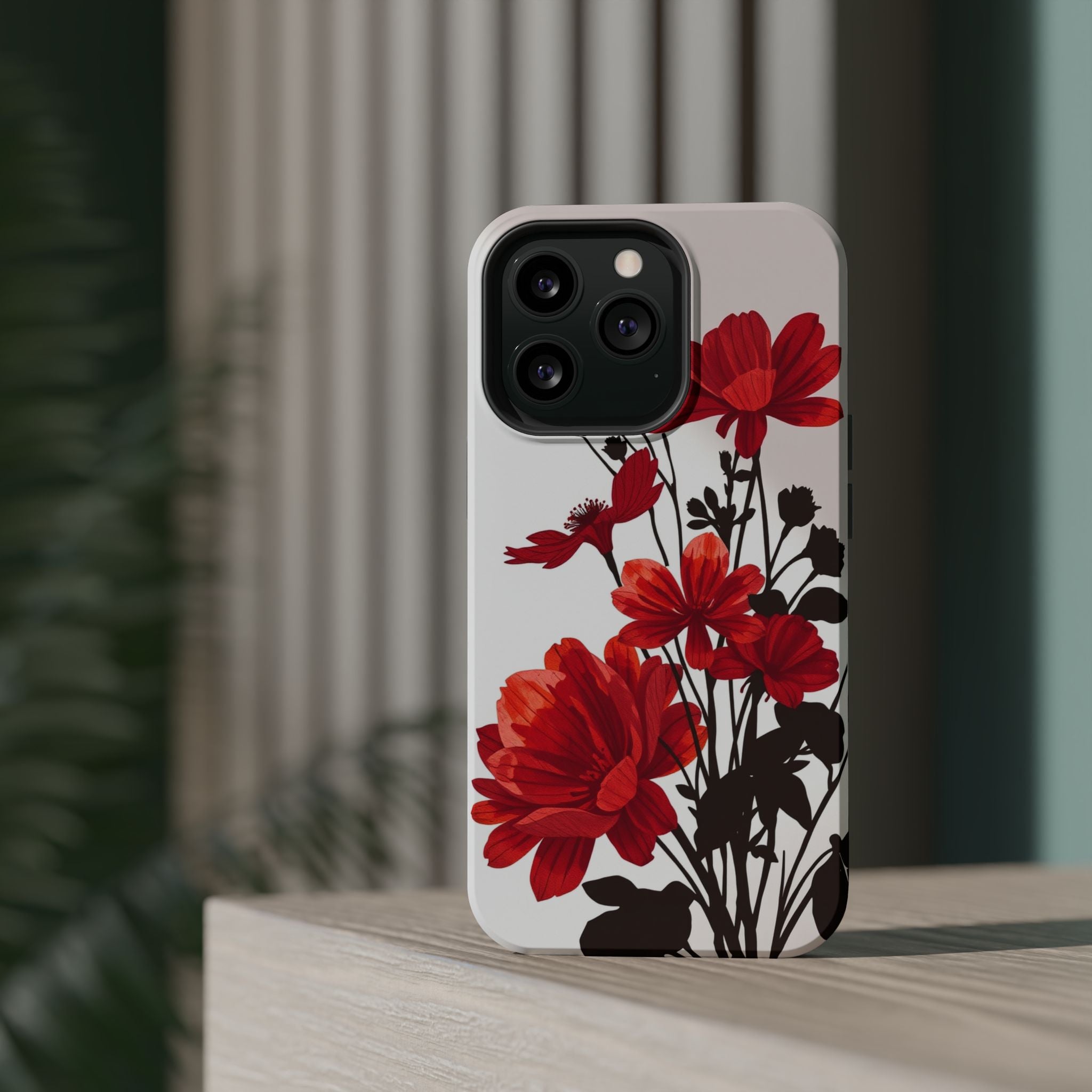 iPhone Floral Silhouette Cinematic Art Slim Snap Case · iPhone Case
