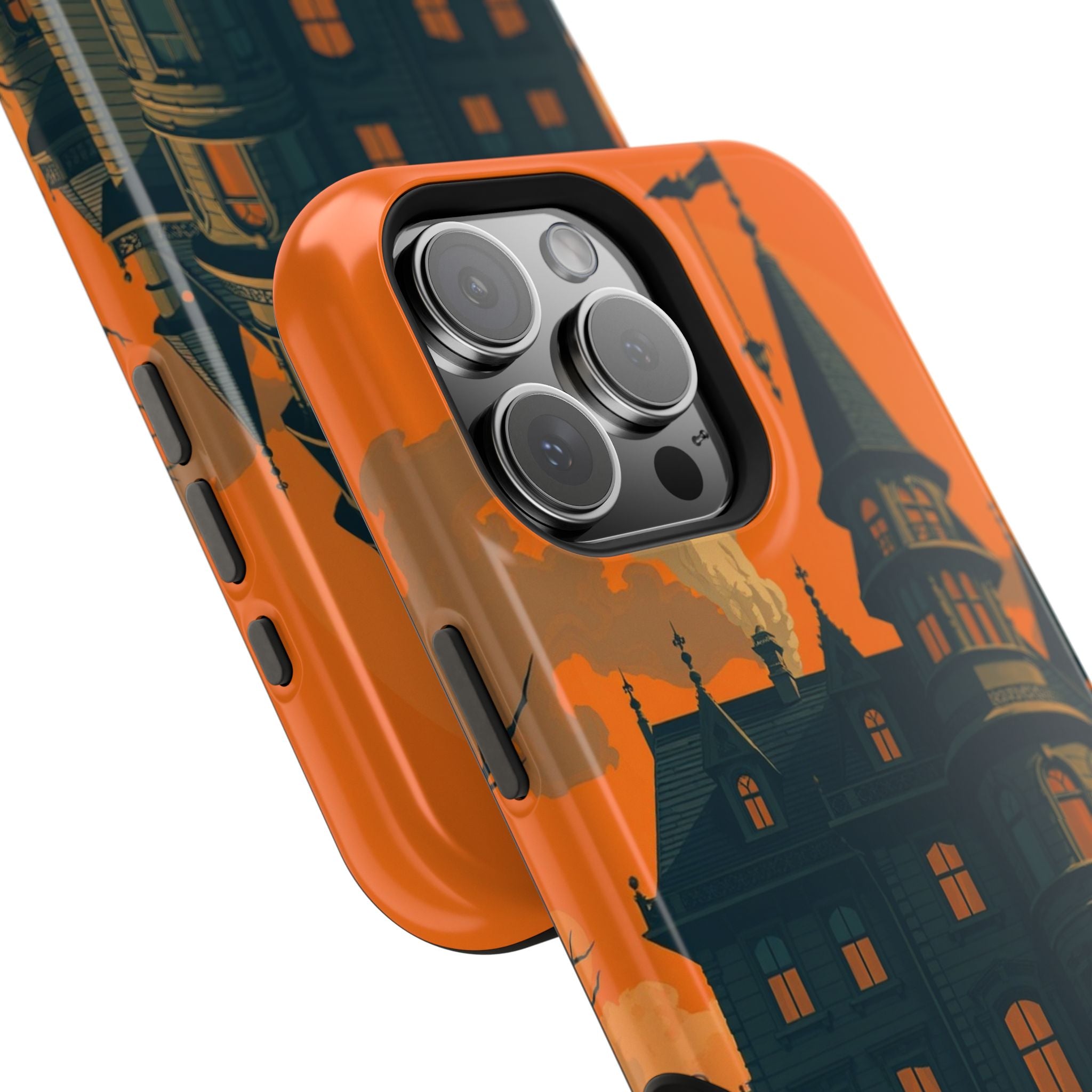 iPhone Vibrant Haunted Mansion Design Slim Everyday Designer Case · iPhone Case