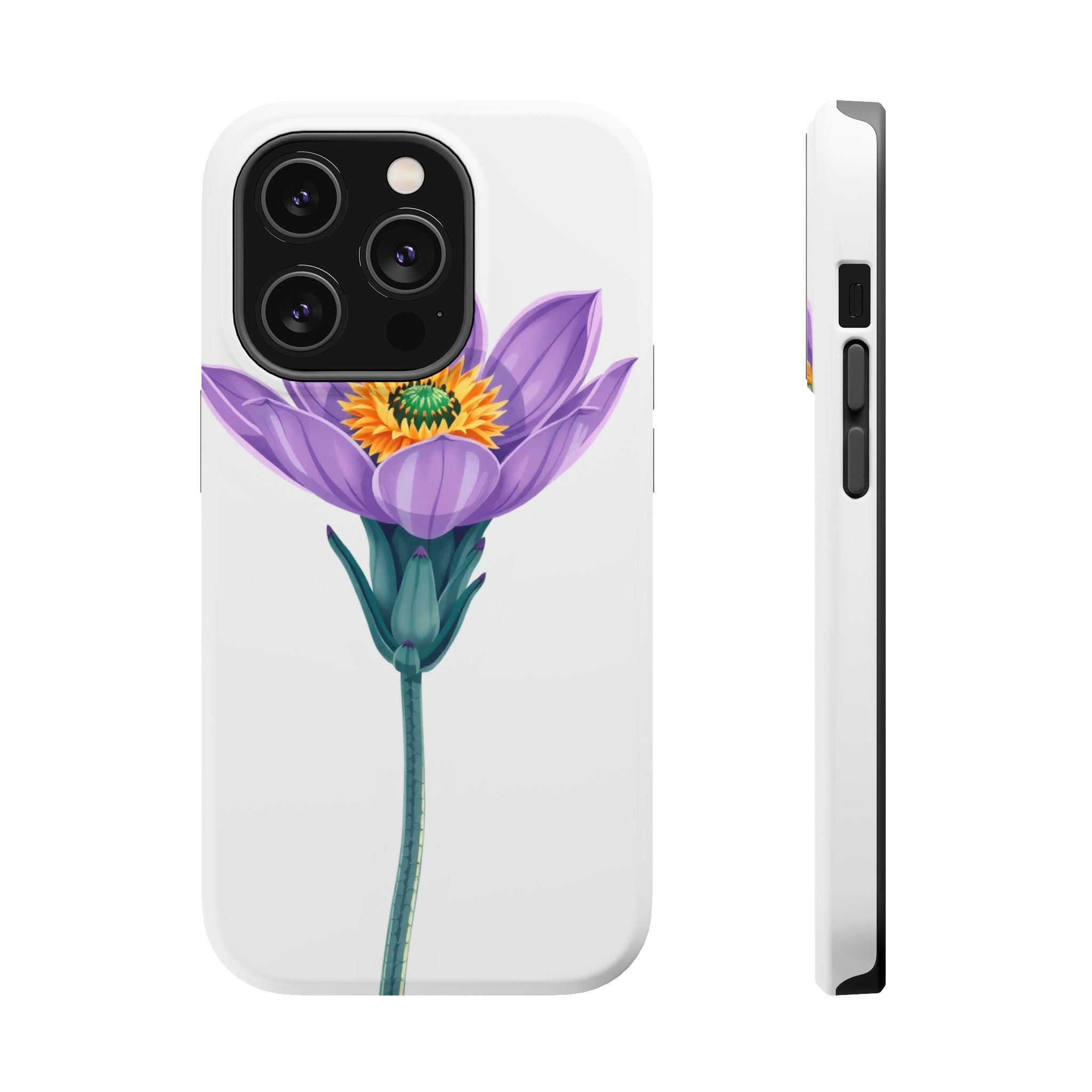 iPhone Indigo And Violet Desert Flower Slim Everyday Designer Case · iPhone Case