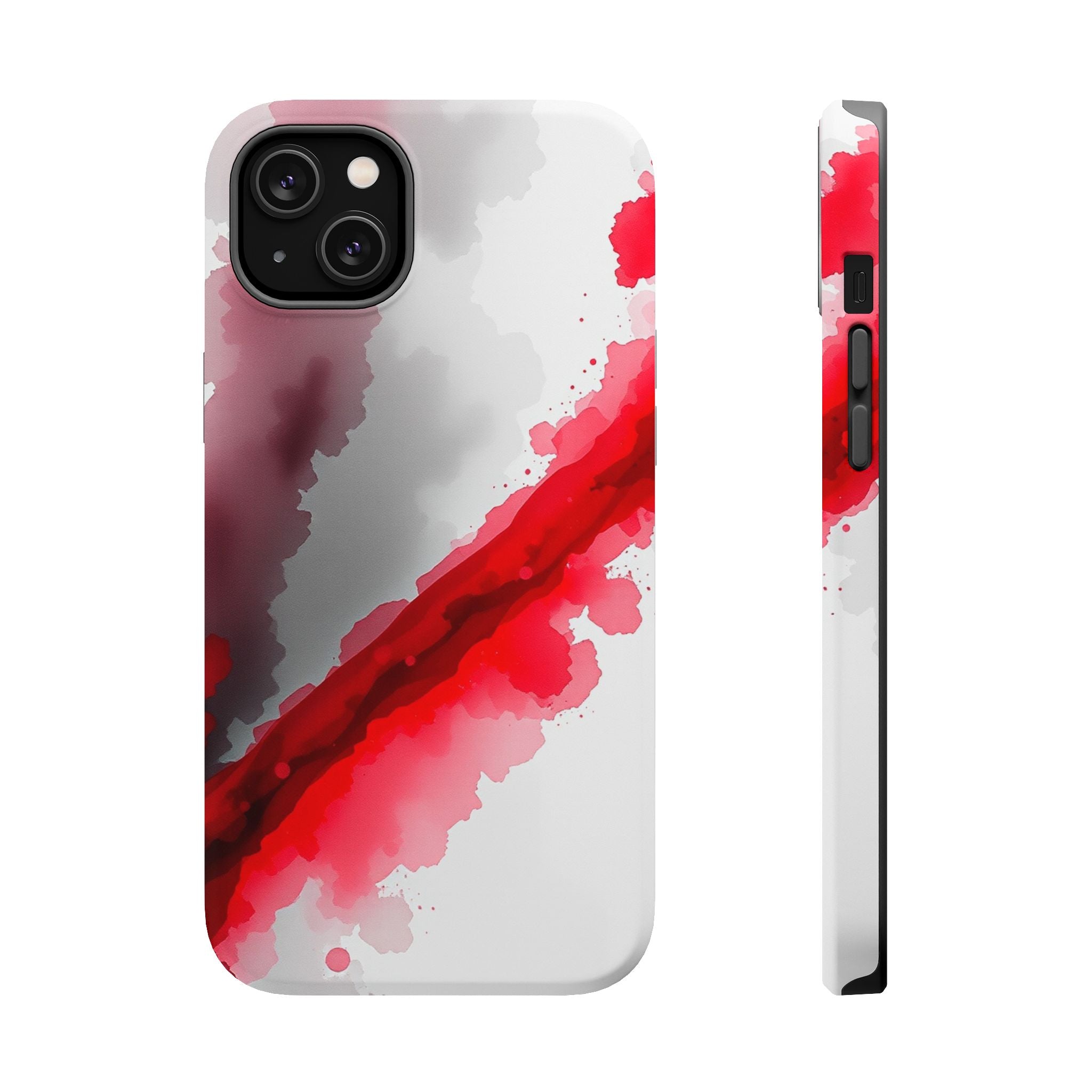 iPhone Carbon Fiber Weave Vibrant Watercolor Slim iPhone Everyday · iPhone Case